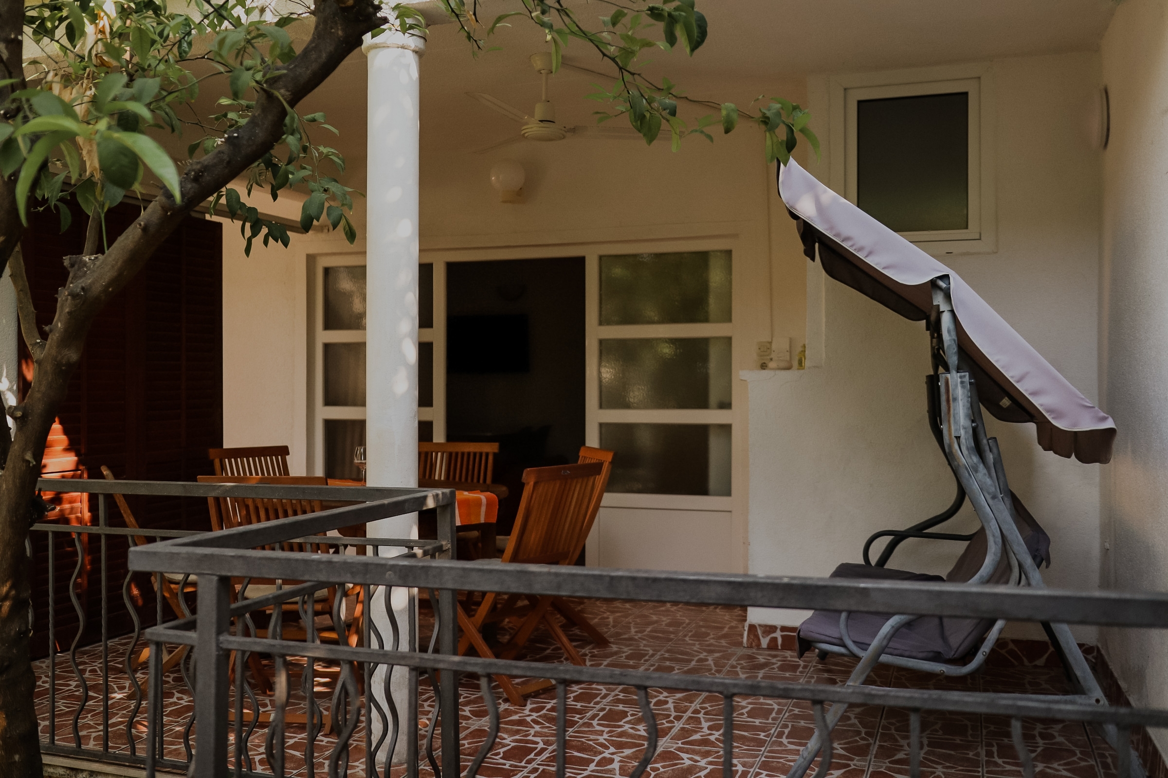 Two bedroom apartment with terrace Orebić, Pelješac (A-10048-b)