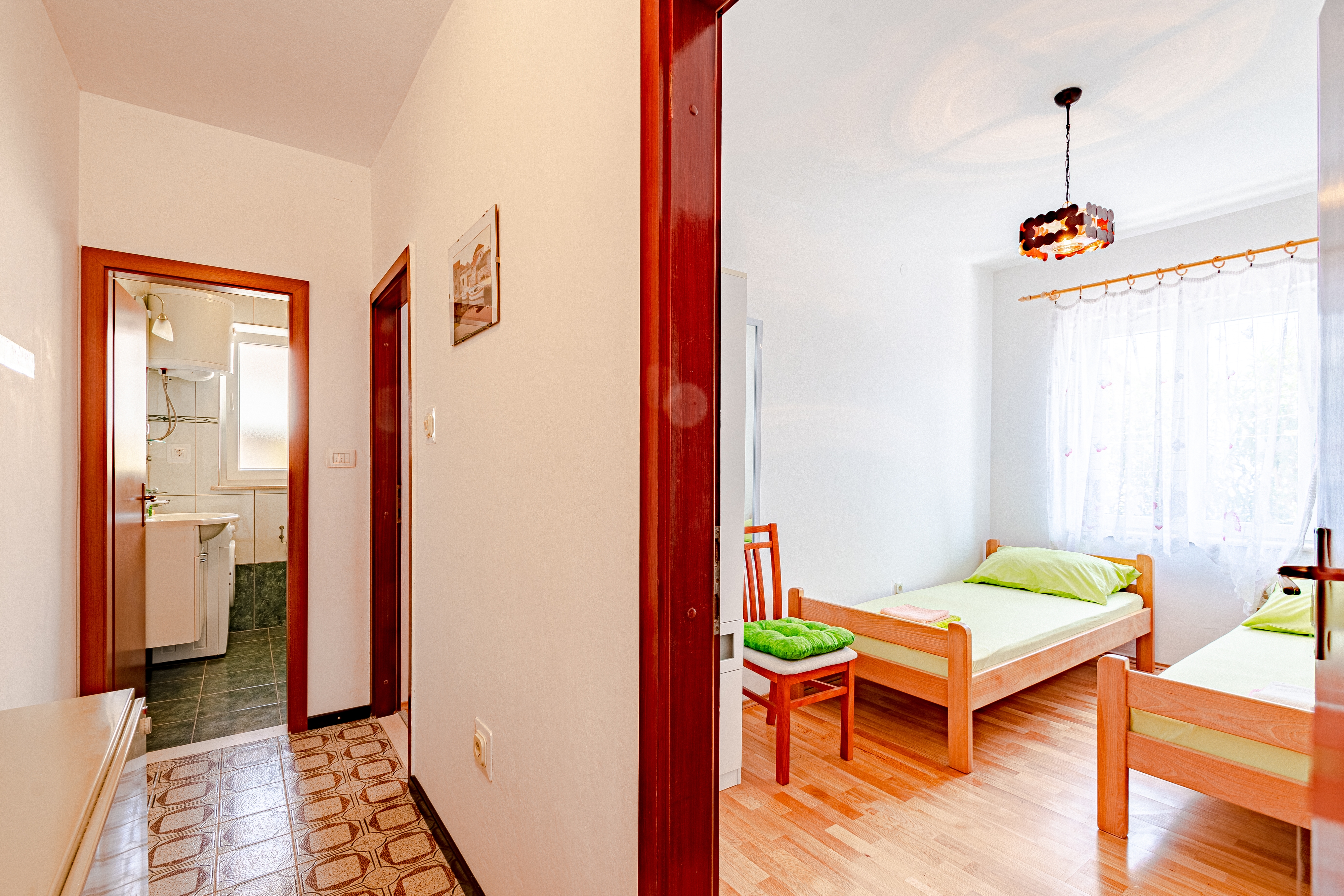 Two bedroom apartment with terrace and sea view Korčula  A-a