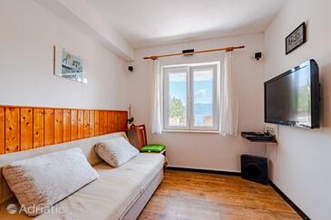 Korčula, Living room in the apartment, (pet friendly) and WiFi.