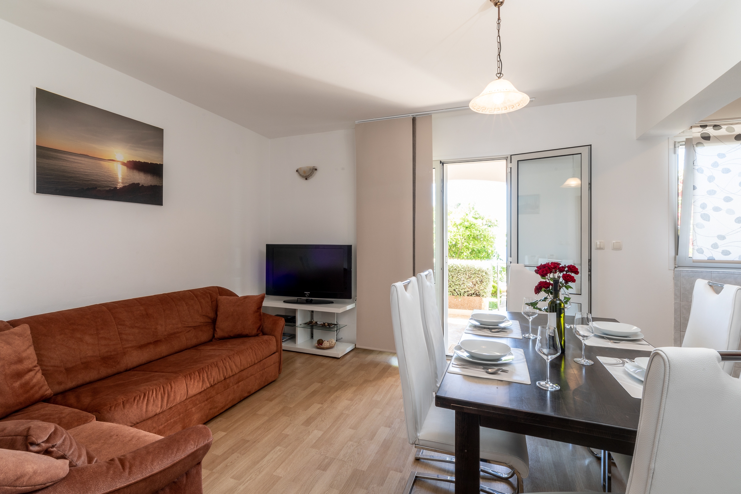 Two bedroom apartment near beach Prižba, Korčula (A-10056-c)