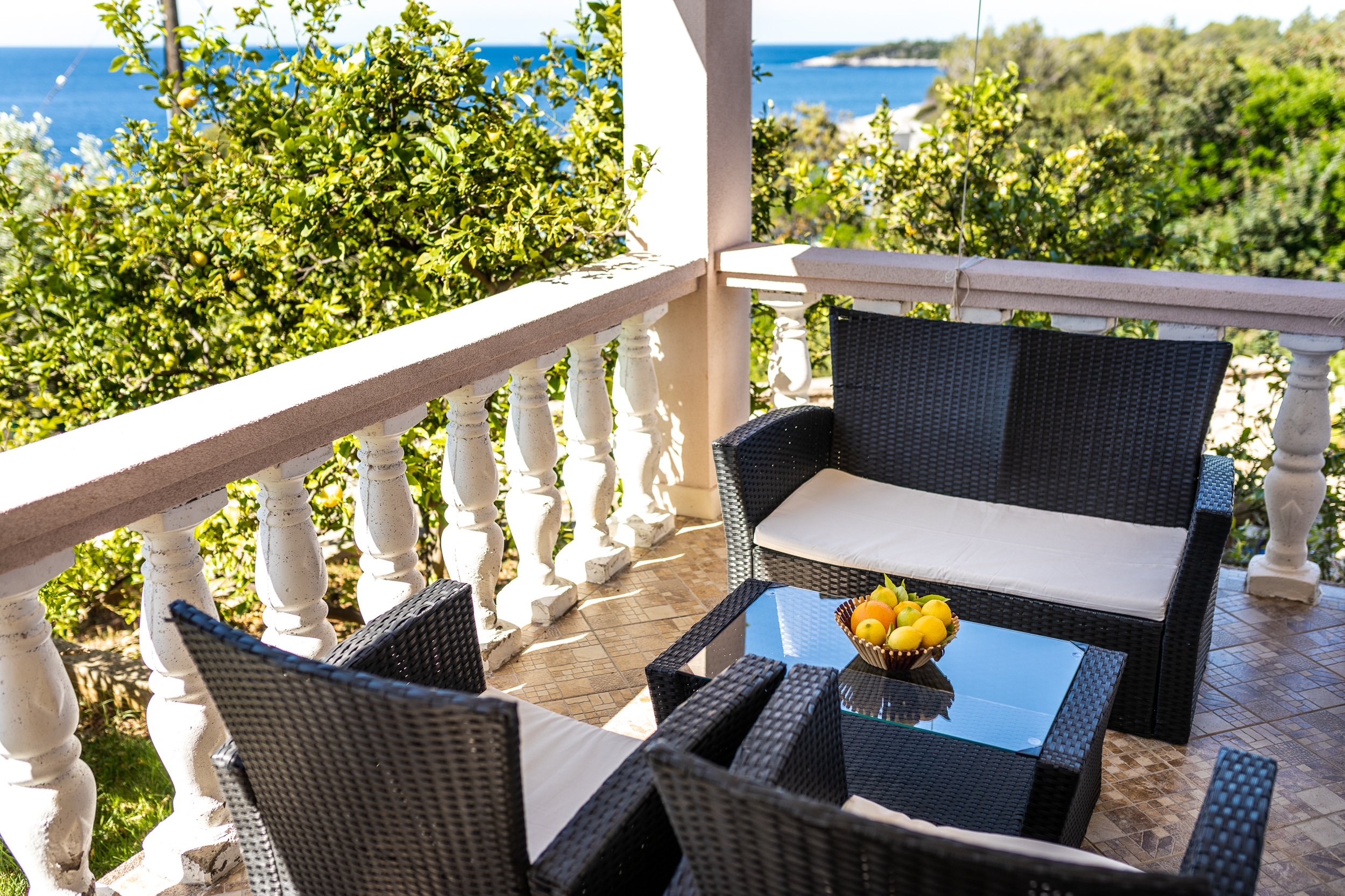 Two bedroom apartment near beach Prižba, Korčula  A-d