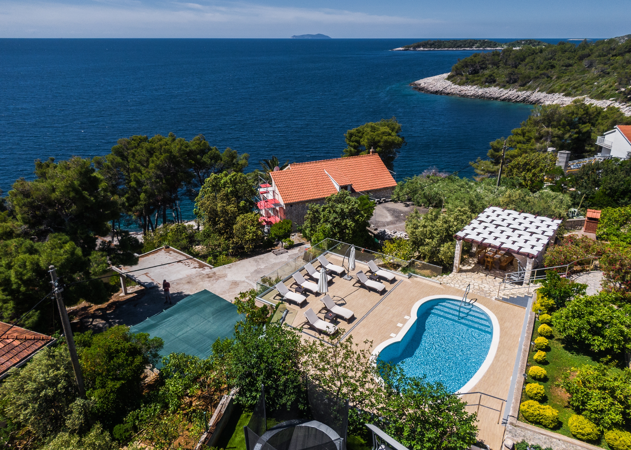 Two bedroom apartment near beach Prižba, Korčula (A-10056-c)