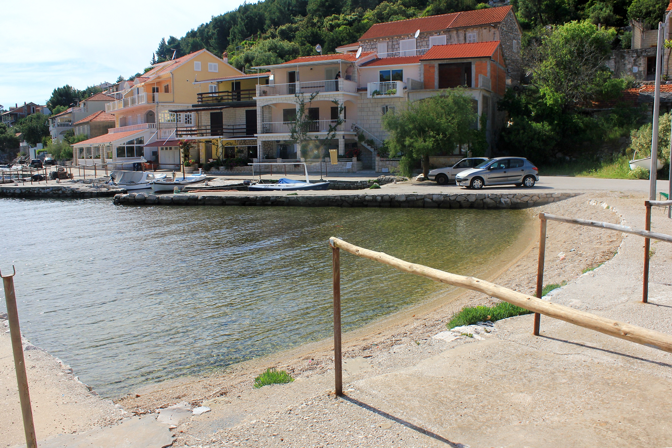 One bedroom house with terrace and sea view Gršćica, Korčula  K