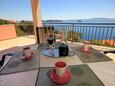 Prižba, Terrace in the apartment, with a sea view, (pet friendly) and WiFi.