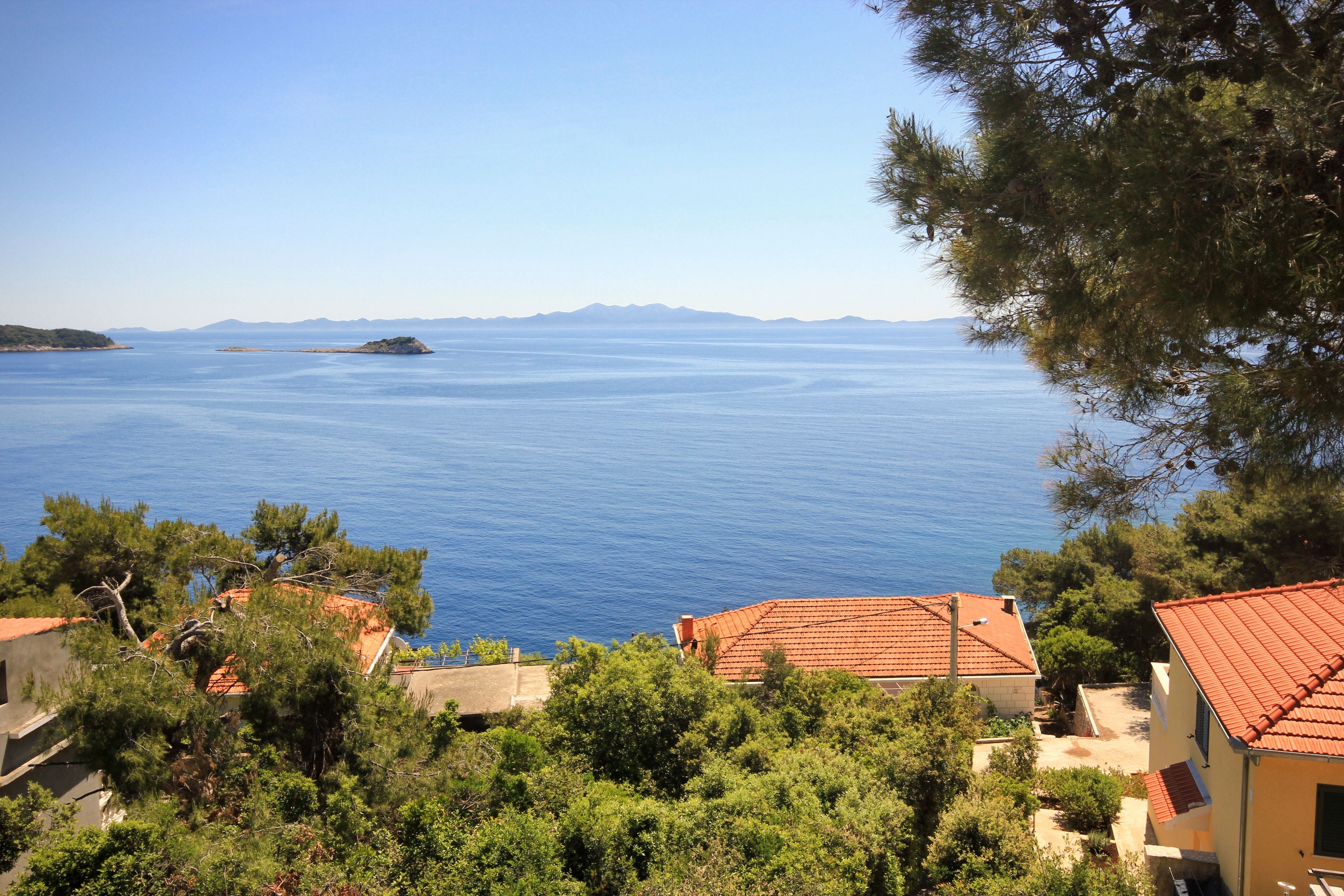 Two bedroom apartment near beach Prižba, Korčula  A-a