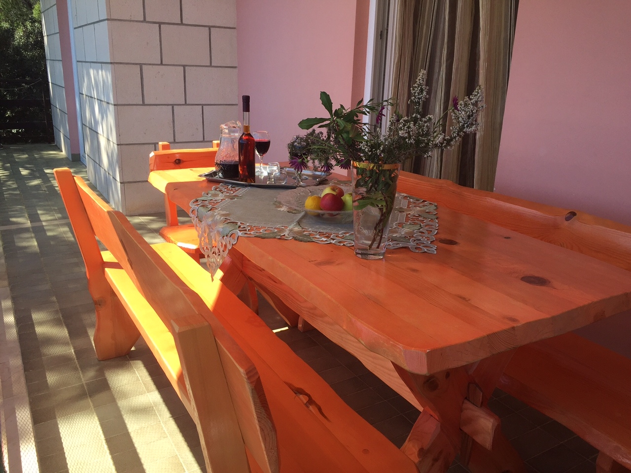 Four bedroom apartment near beach Prižba, Korčula  A-b