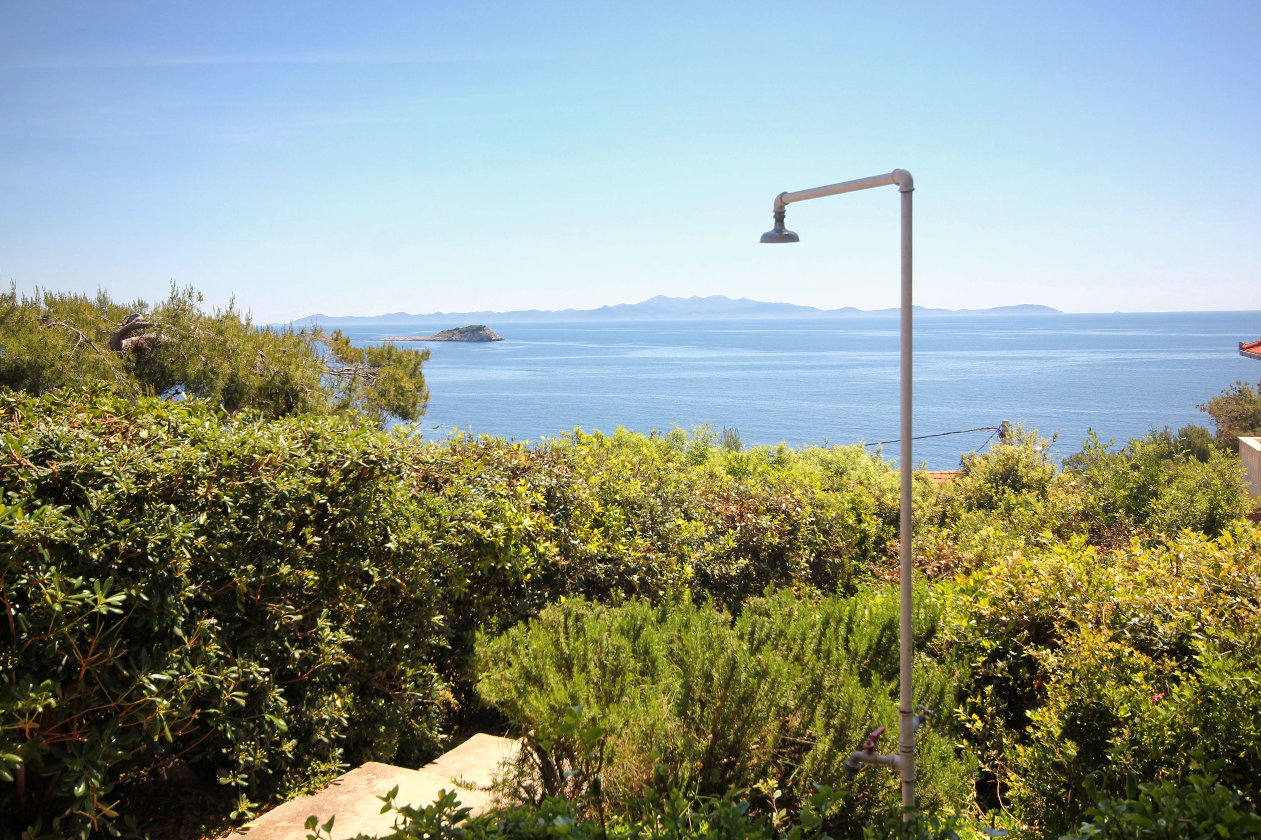 Two bedroom apartment near beach Prižba, Korčula  A-d