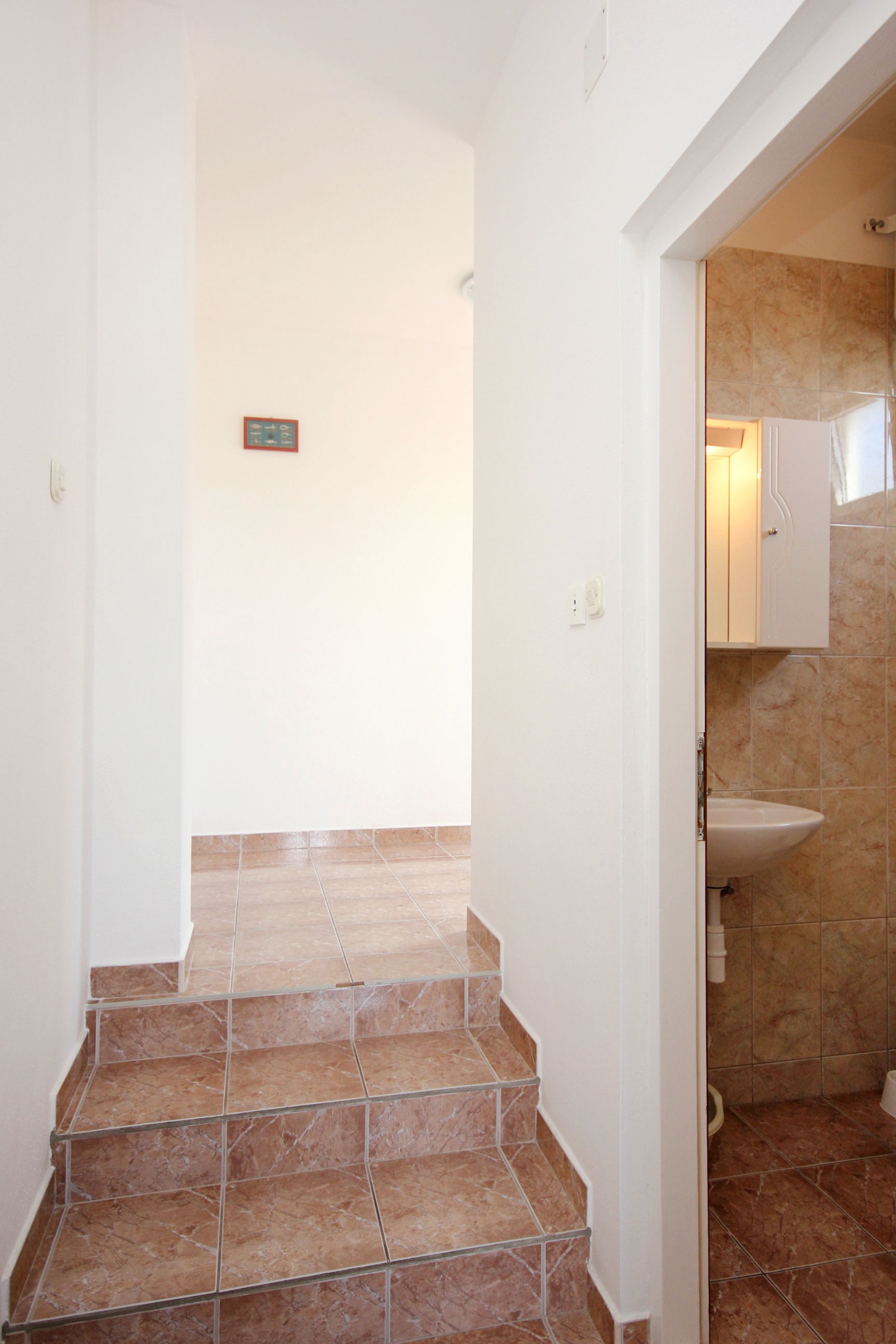 Two bedroom apartment with terrace and sea view Trpanj, Pelješac  A-b