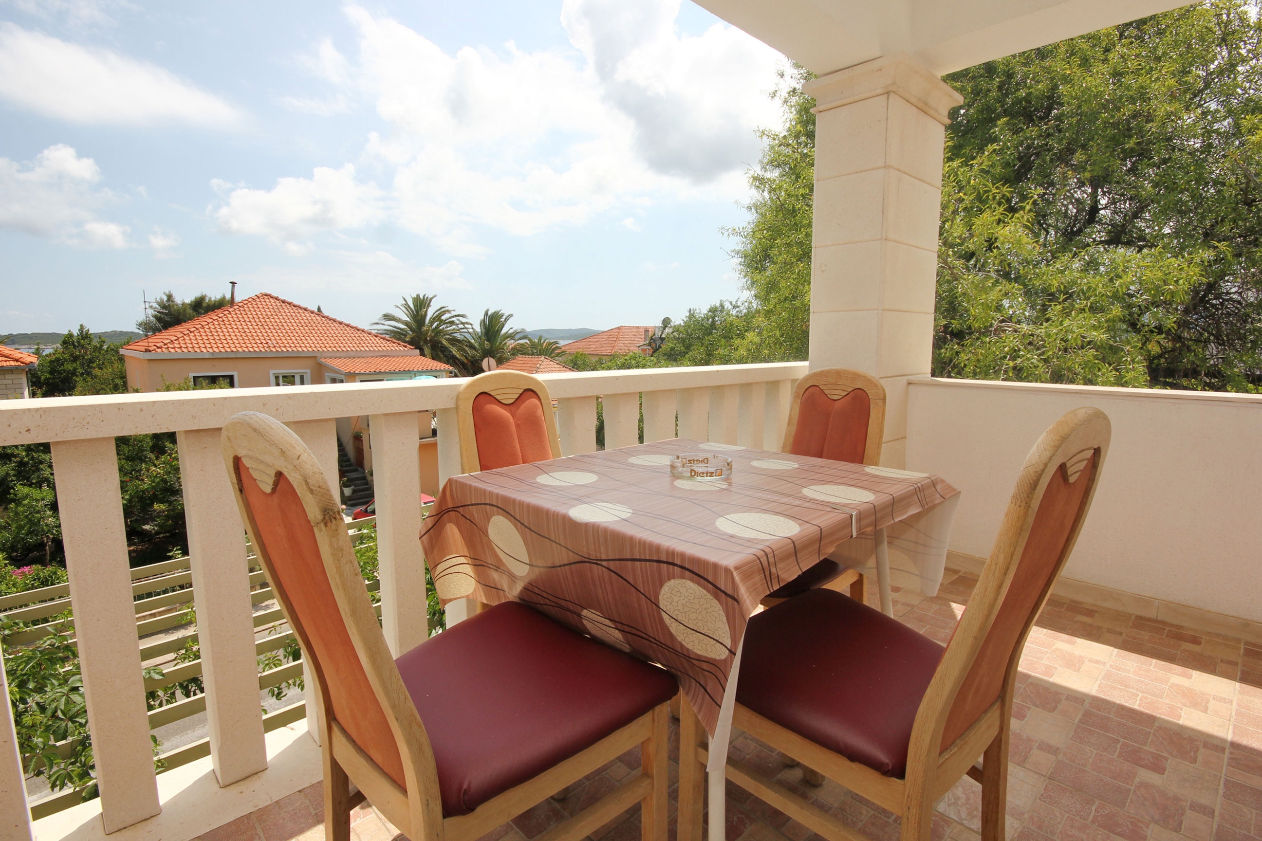 One bedroom apartment with terrace and sea view Orebić, Pelješac (A-10088-d)