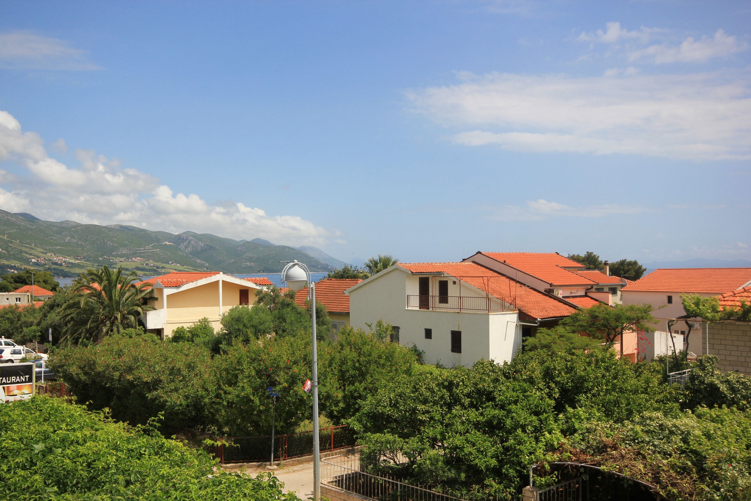 One bedroom apartment with terrace and sea view Orebić, Pelješac  A-d