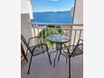 Balkon 2 - pohled Pisak, Balkon 2 - pohled v ubytování typu apartment, WiFi.