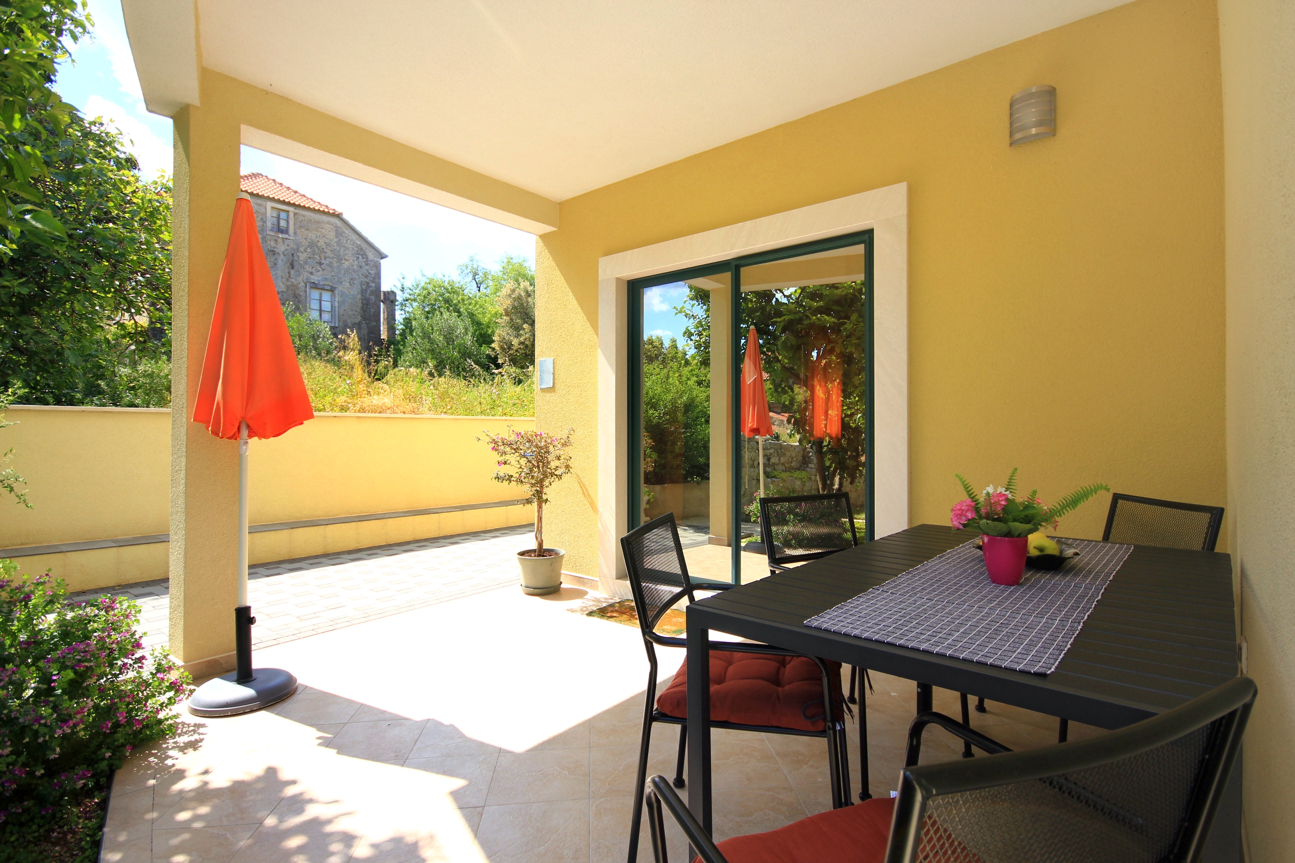 Two bedroom apartment with terrace Orebić, Pelješac  A-a