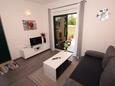 Living room Orebić, Living room in the apartment, air condition available and WiFi.