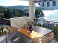 Terrace Nečujam, Terrace in the apartment, with a sea view and WiFi.