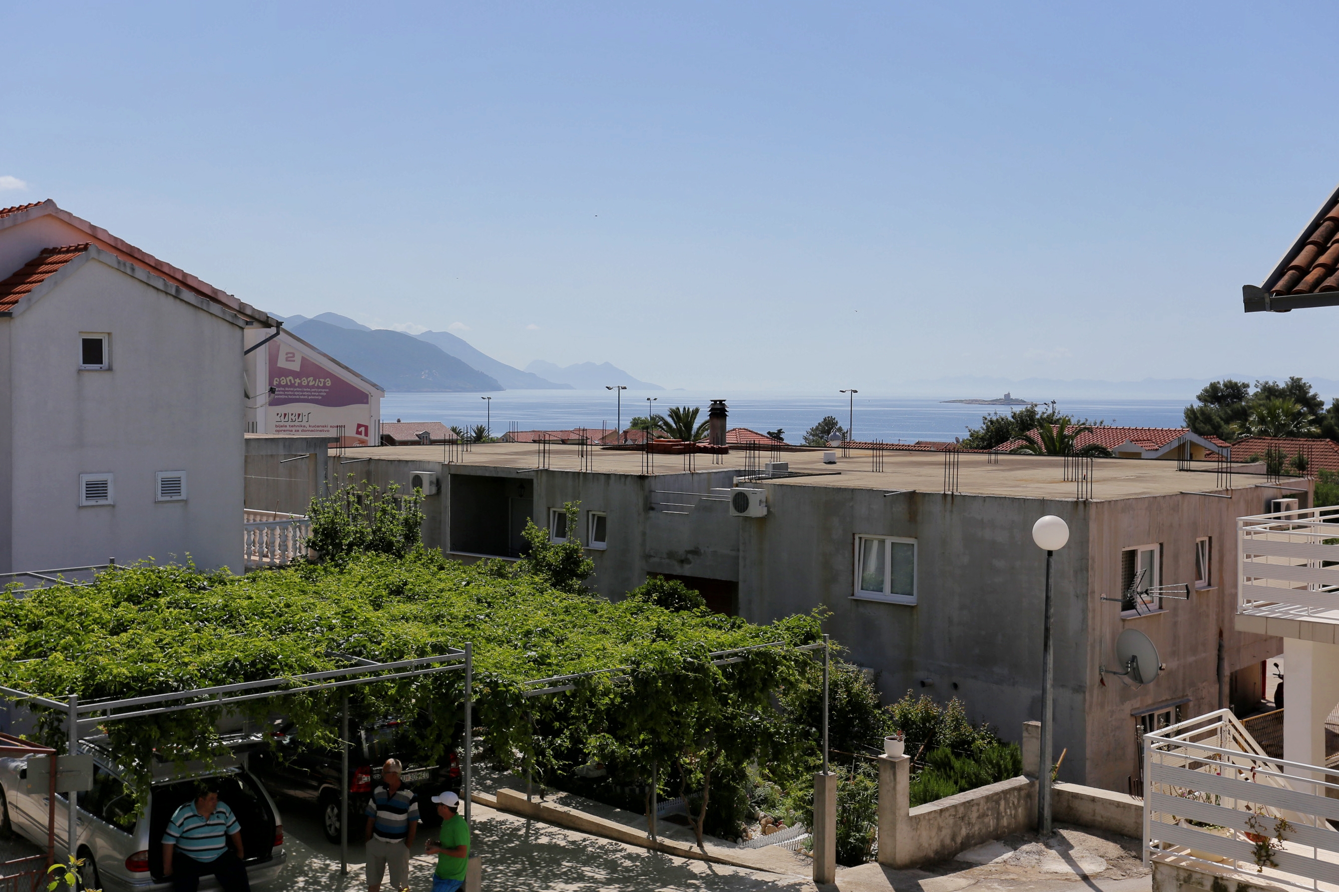 Four bedroom apartment with terrace and sea view Orebić, Pelješac  A-a