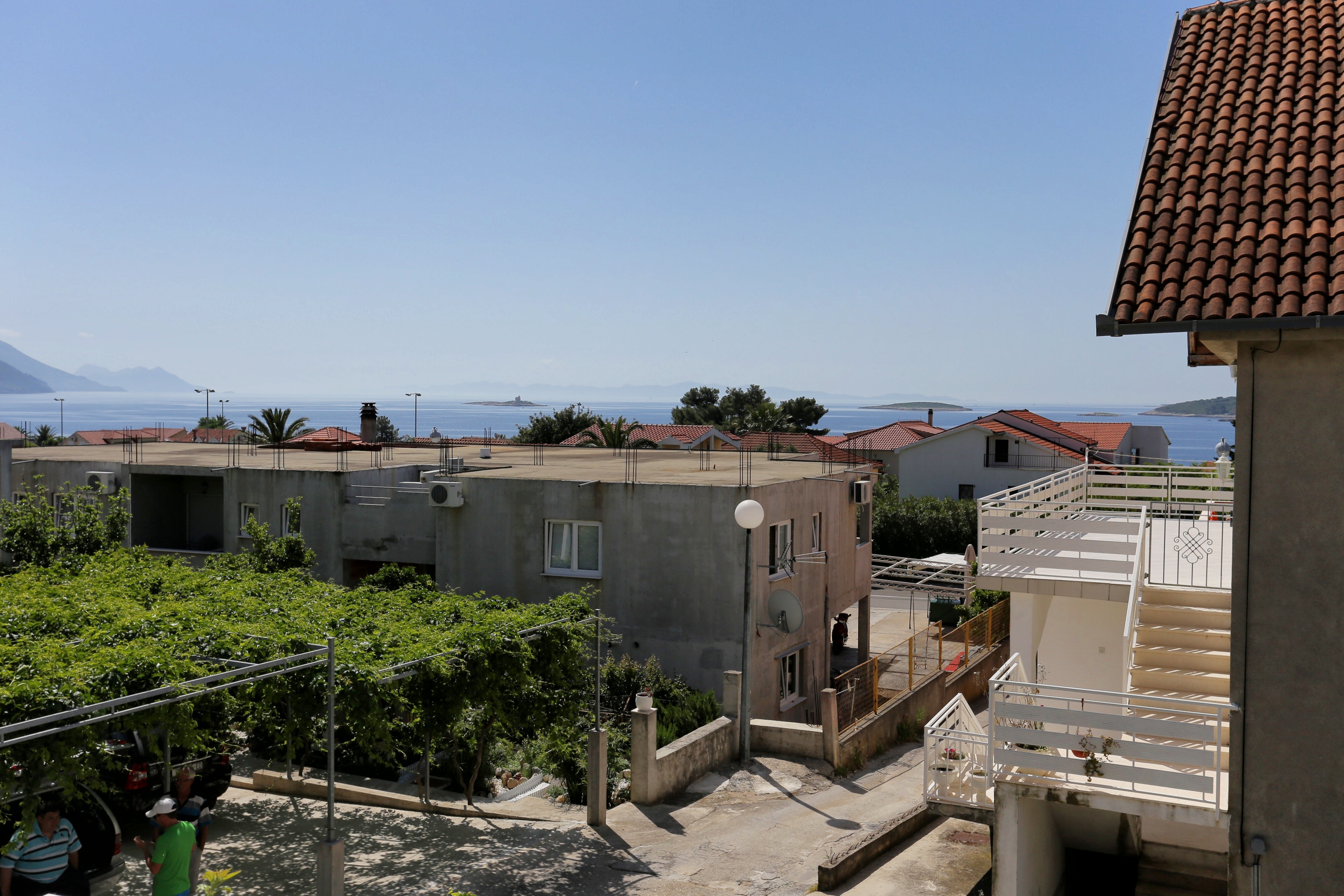 Four bedroom apartment with terrace and sea view Orebić, Pelješac  A-a