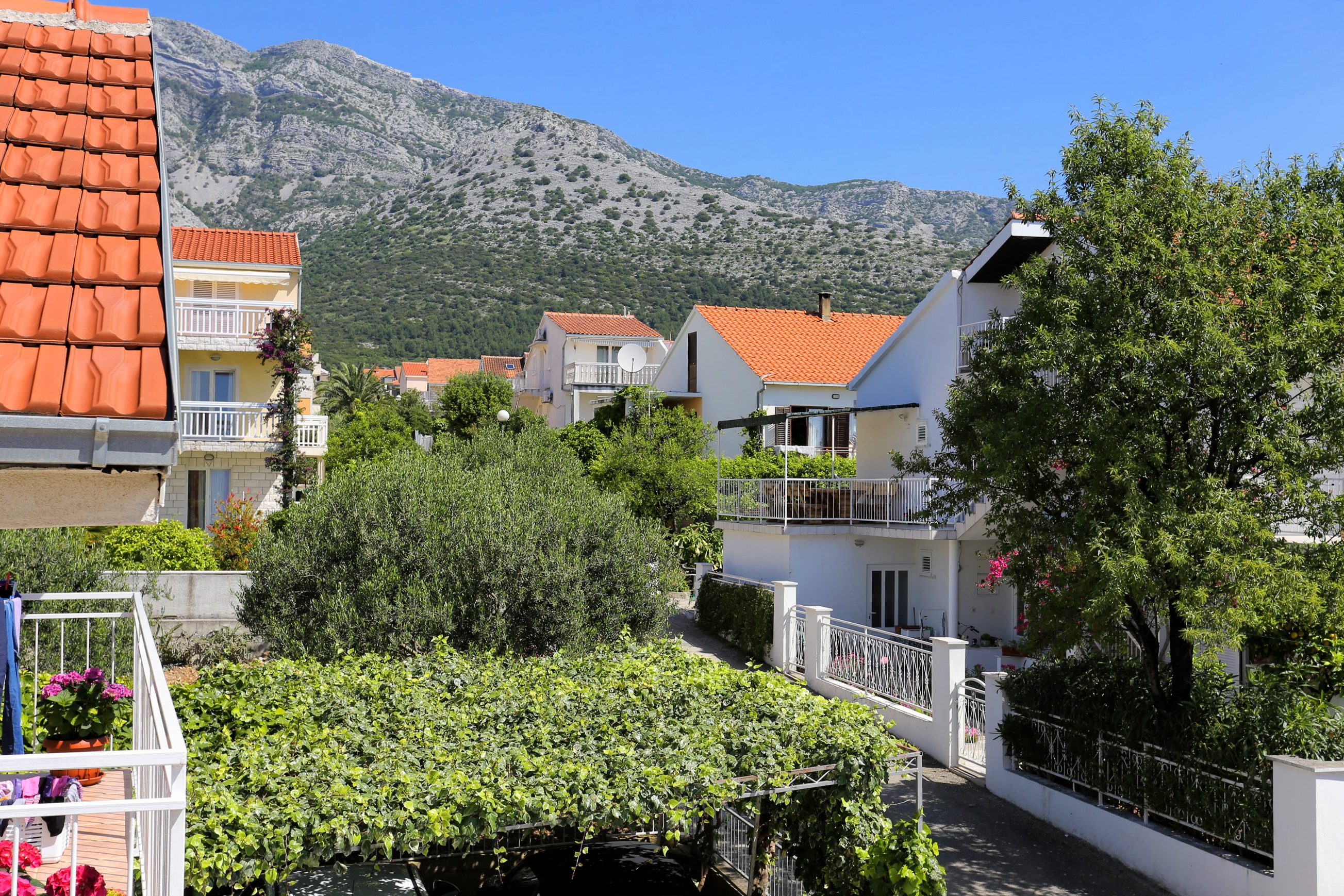 Four bedroom apartment with terrace and sea view Orebić, Pelješac  A-a