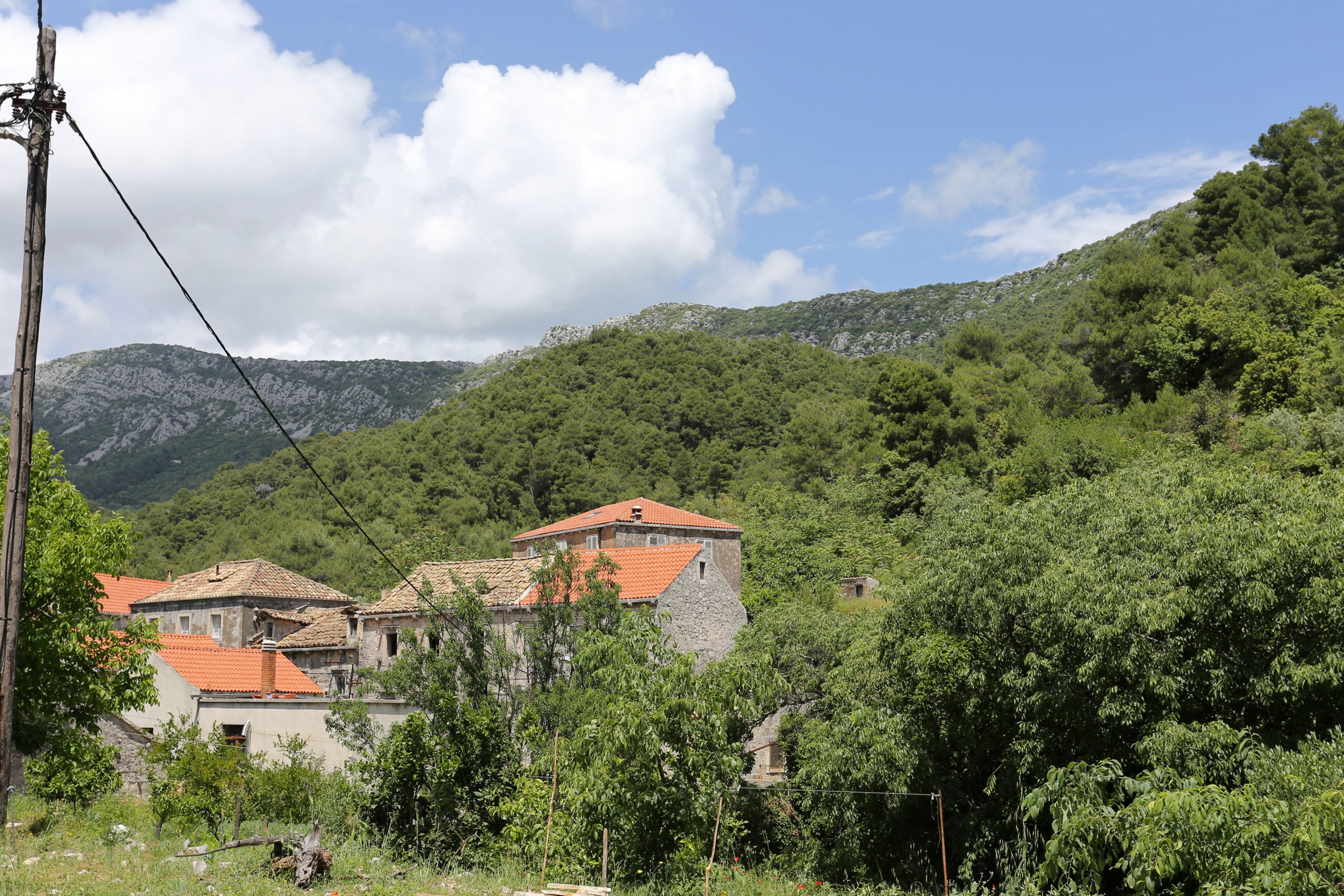 Two bedroom apartment with terrace Trstenik, Pelješac  A-a