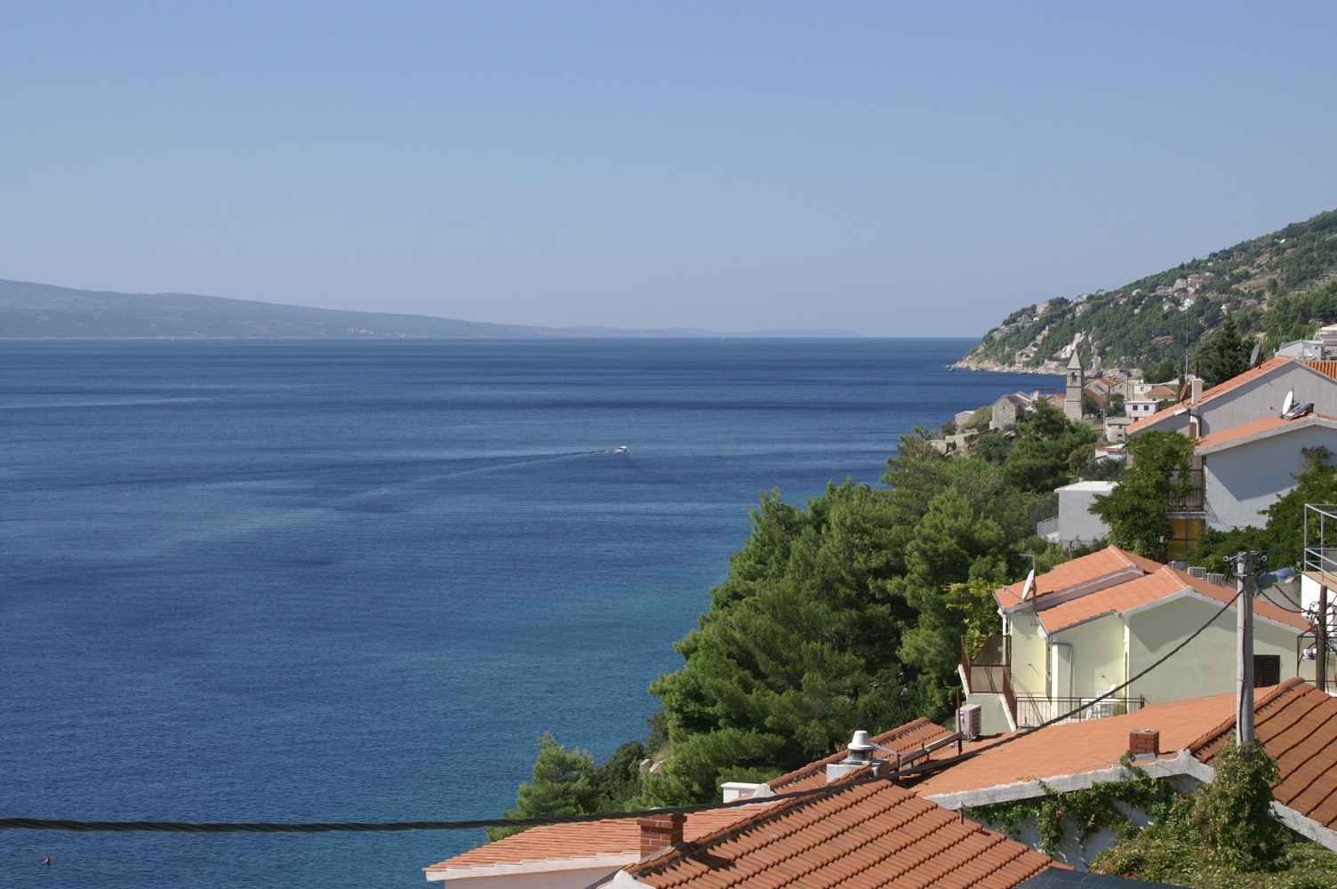Two bedroom apartment with terrace and sea view Pisak, Omiš  A-c