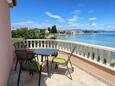 Sreser, Terrasse 1 dans l’hébergement en type apartment, avec la vue sur la mer et WiFi.