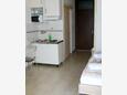 Kuchyně Pisak, Kuchyně v ubytování typu studio-apartment, domácí mazlíčci povoleni a WiFi.