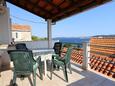Kučište - Perna, Terraza 1 in the apartment, with a sea view, (pet friendly) y WiFi.