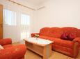 Living room Orebić, Living room in the apartment, air condition available and WiFi.
