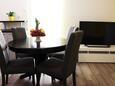 Orebić, Dining room in the apartment, air condition available and WiFi.