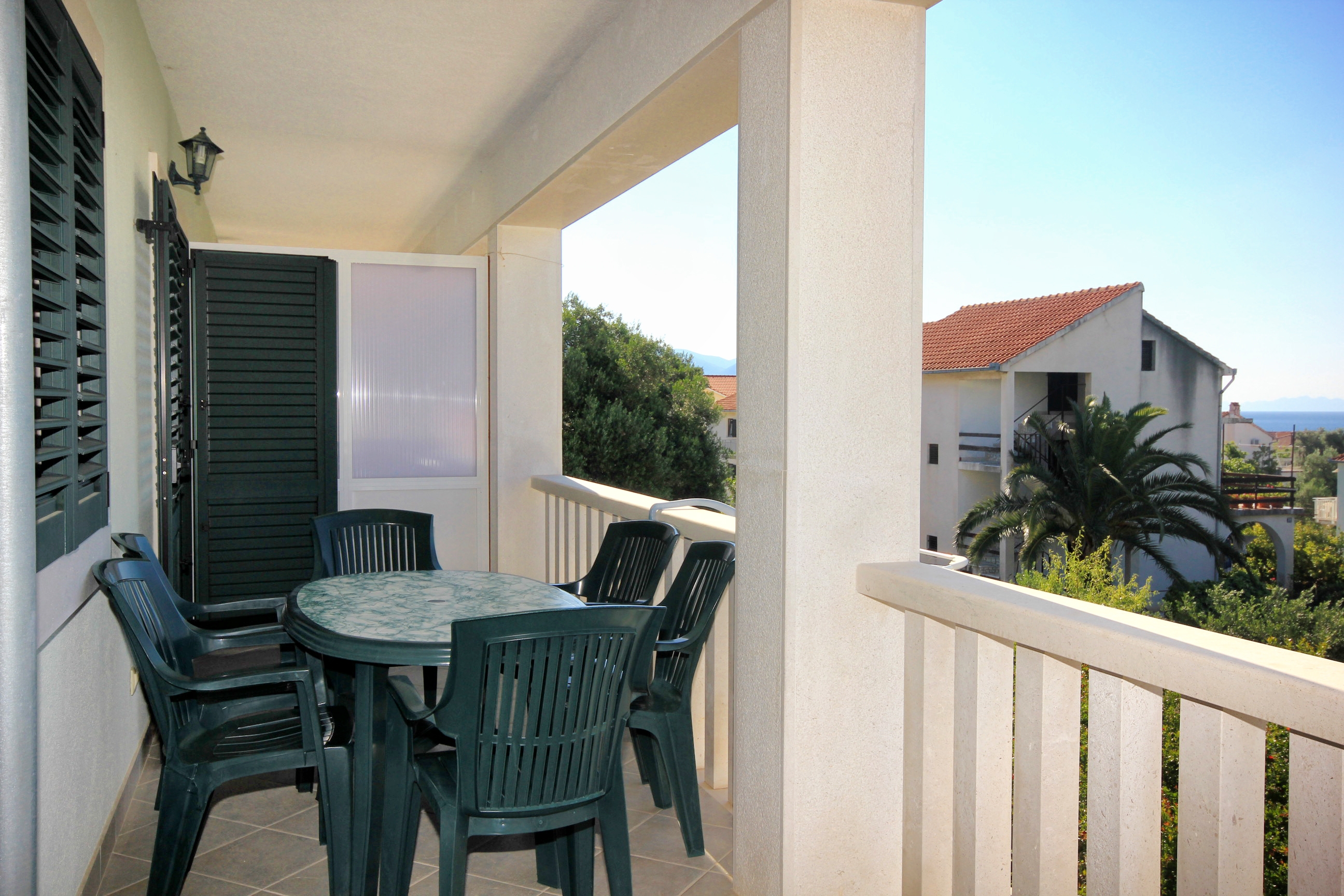 Two bedroom apartment with terrace and sea view Orebić, Pelješac  A-a