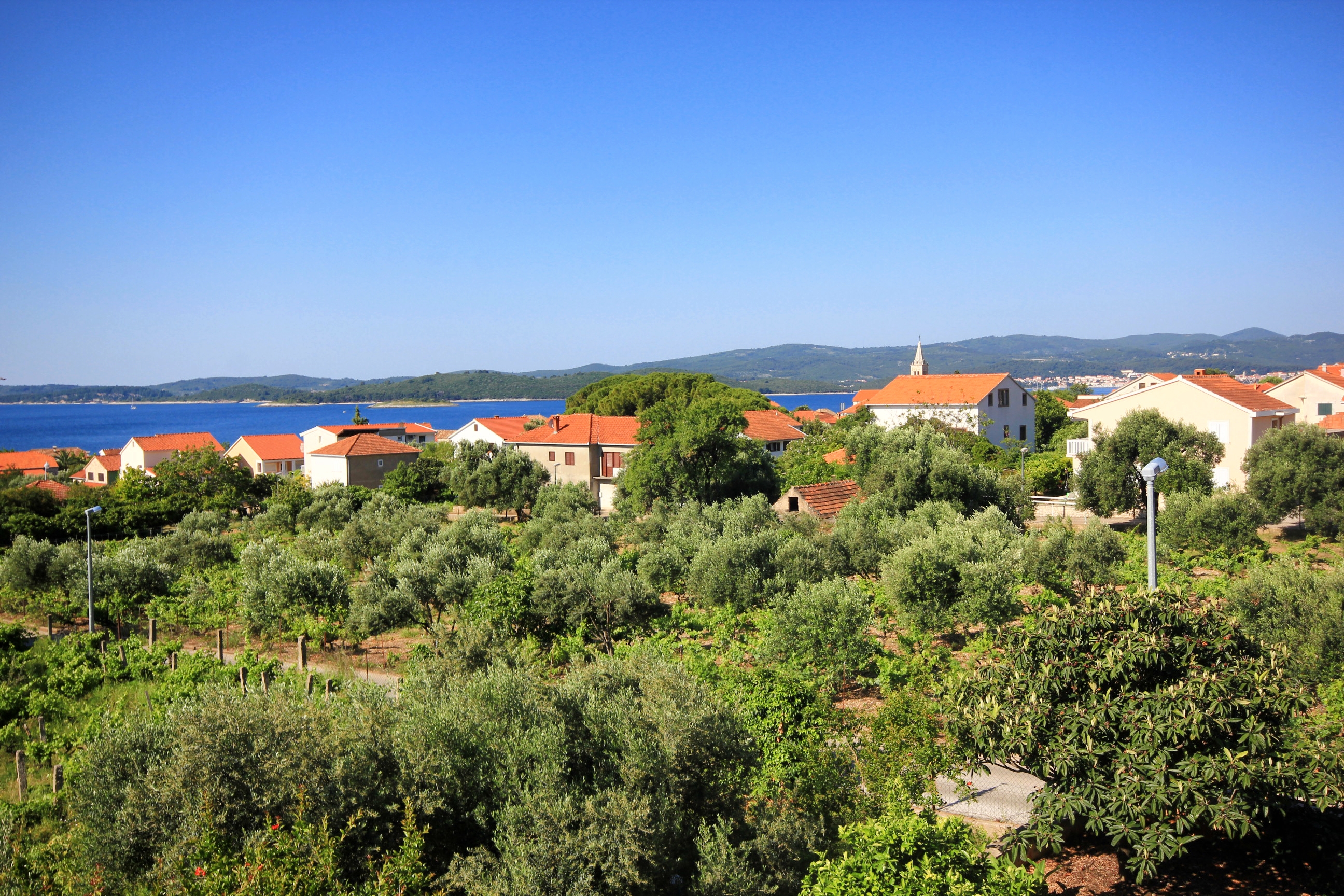 One bedroom apartment with terrace and sea view Orebić, Pelješac  A-b