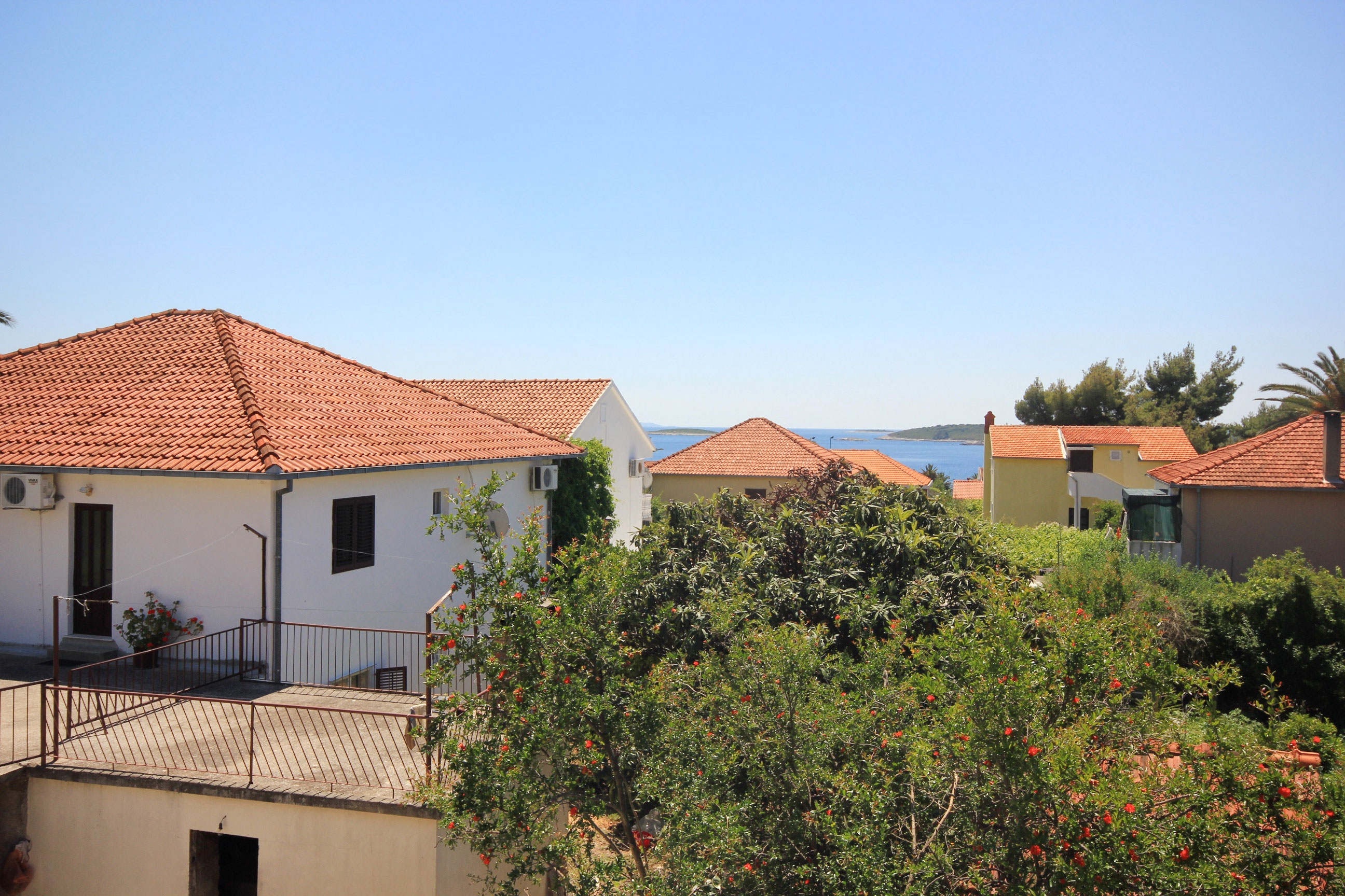 One bedroom apartment with terrace Orebić, Pelješac  A-b