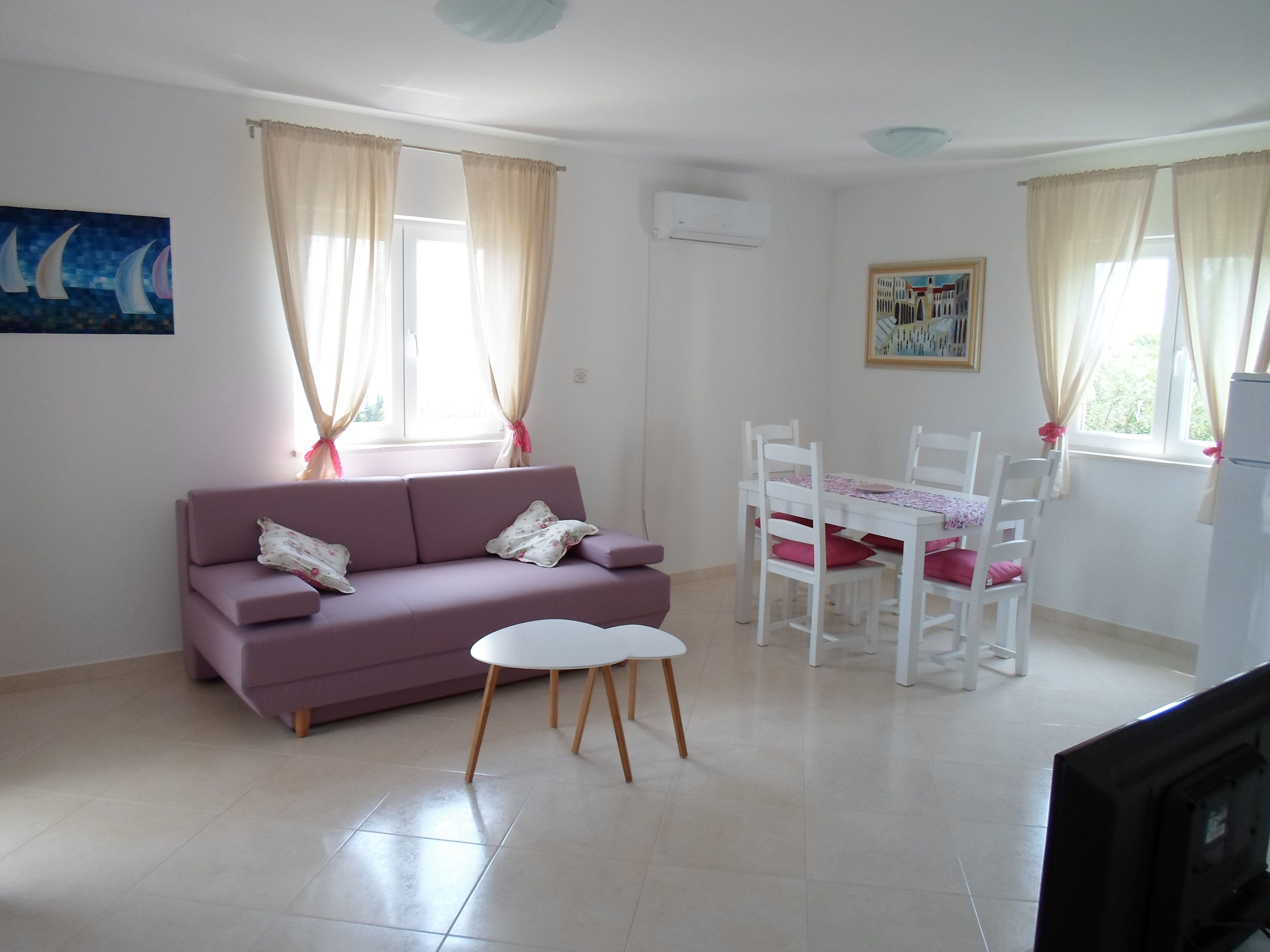 One bedroom apartment with balcony and sea view Kučište - Perna, Pelješac (A-10161-e)
