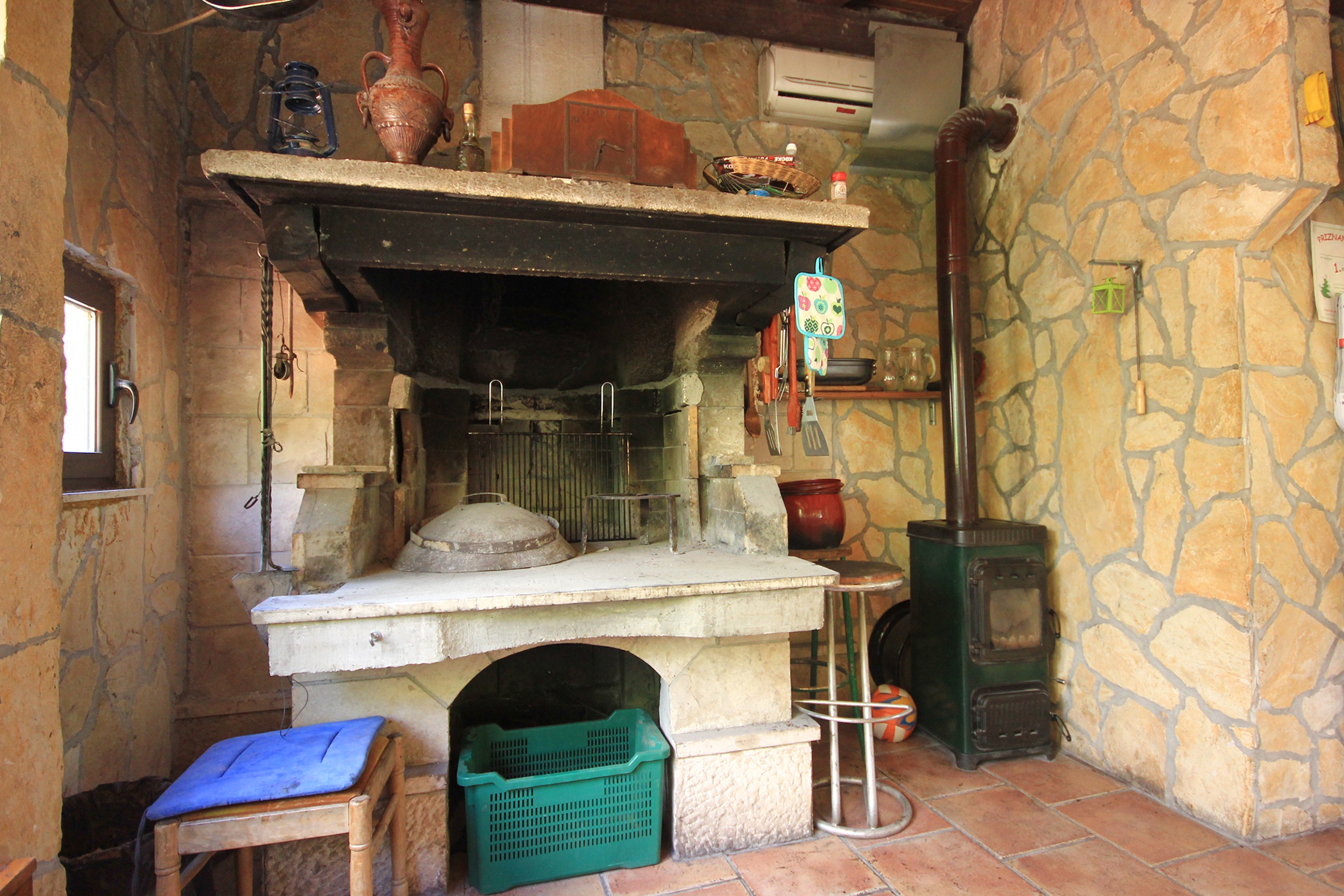 Komforna kuća s terasom i pogledom na more Orebić, Pelješac  K