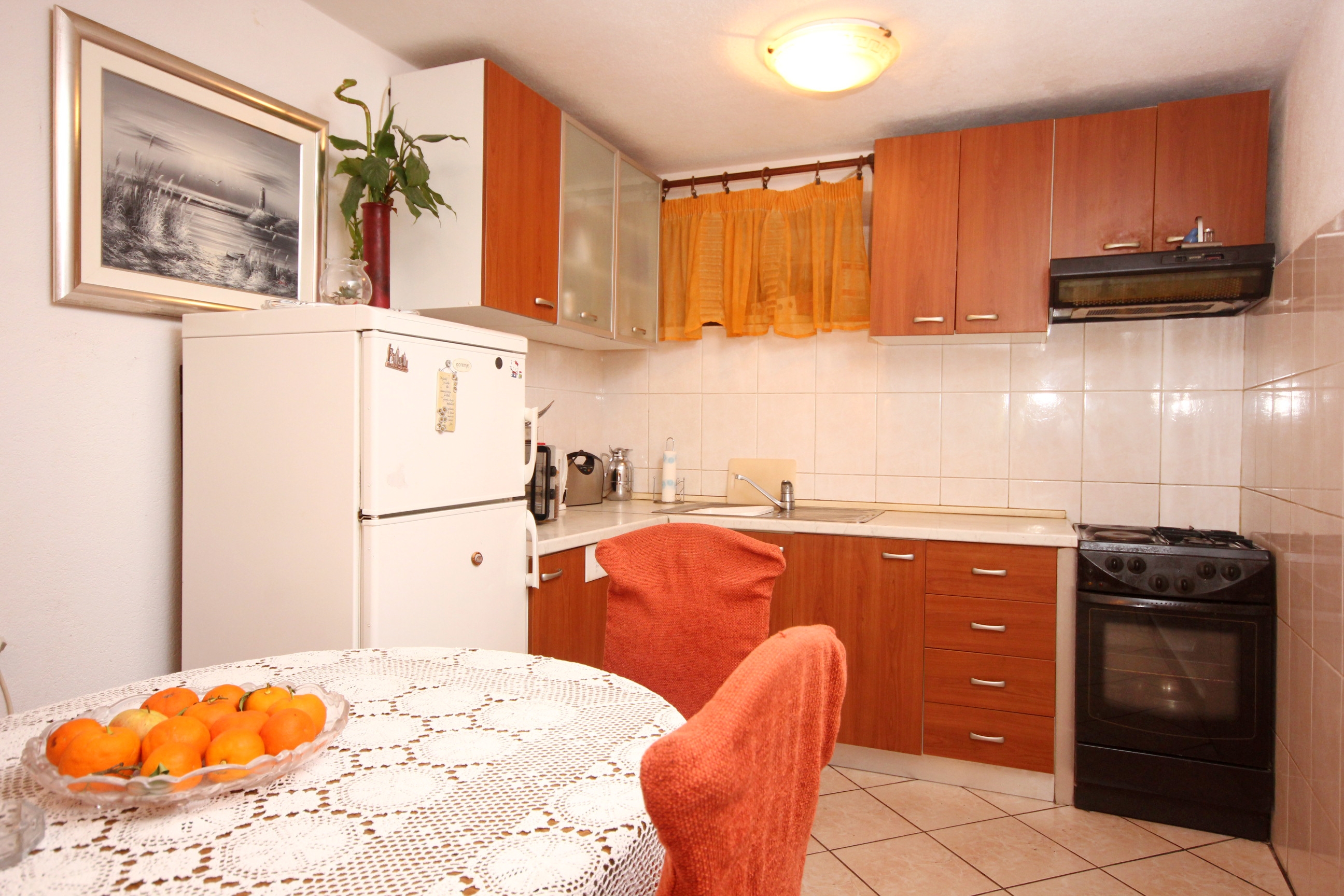 Komforna kuća s terasom i pogledom na more Orebić, Pelješac  K