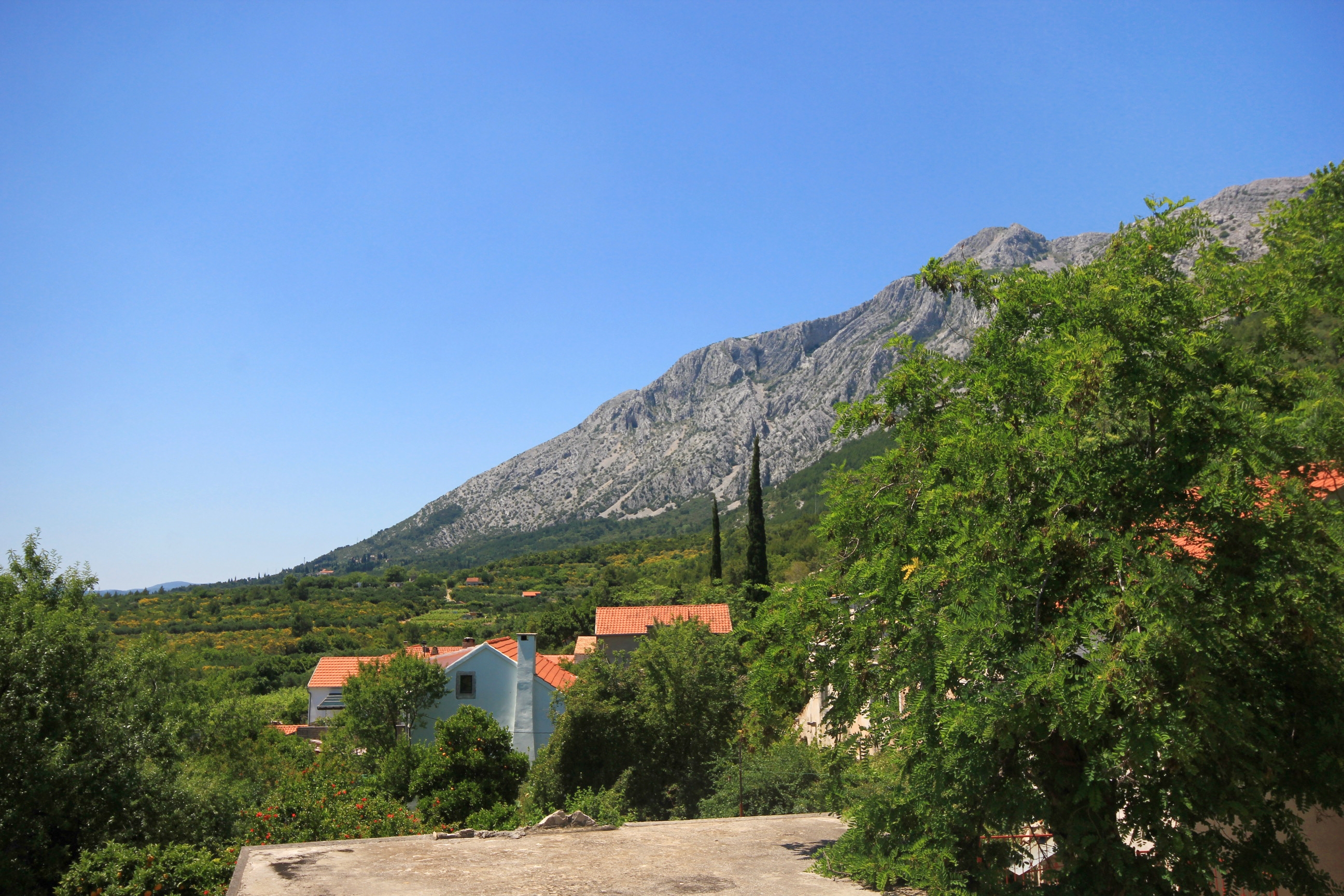 Komforna kuća s terasom i pogledom na more Orebić, Pelješac  K