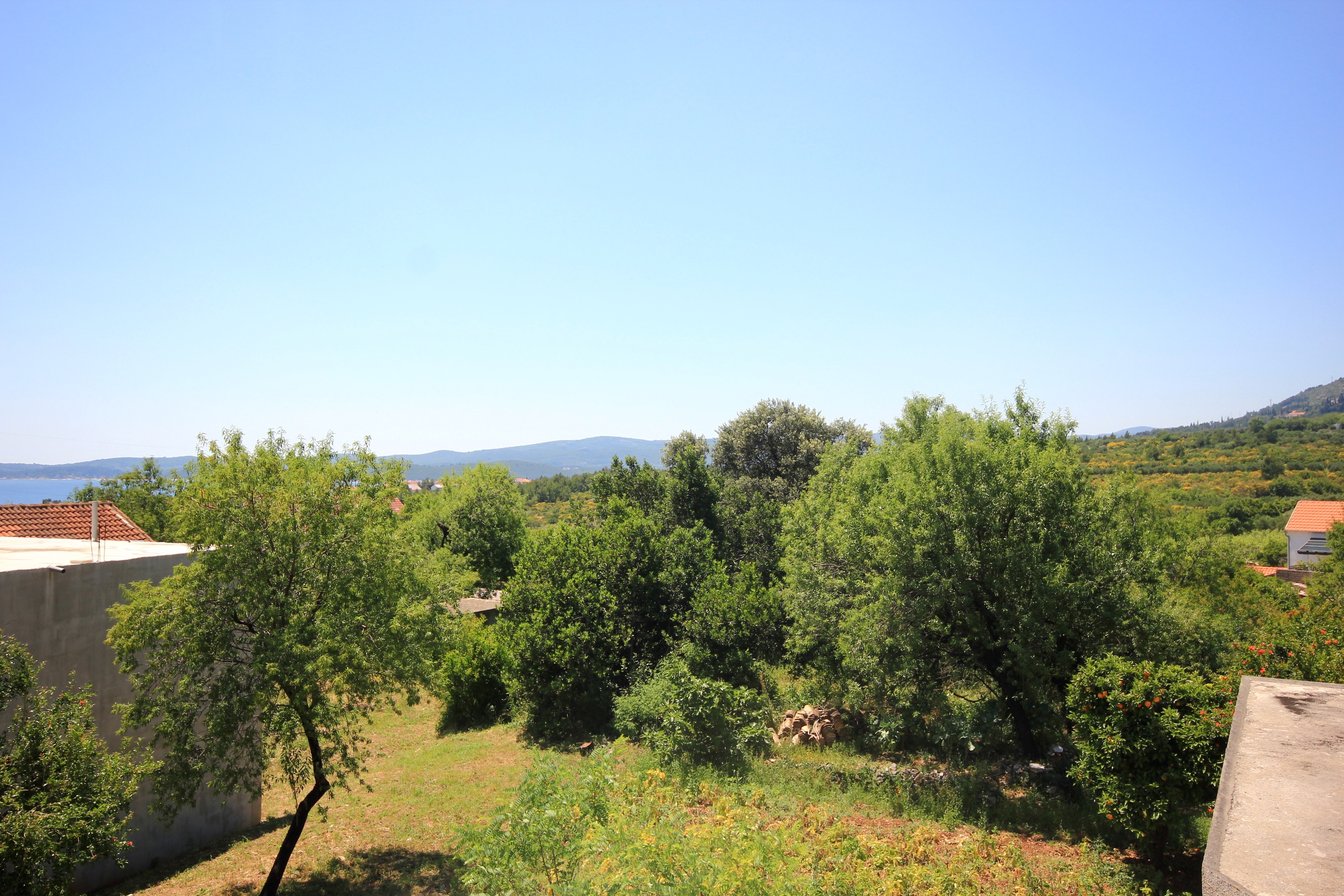Komforna kuća s terasom i pogledom na more Orebić, Pelješac  K