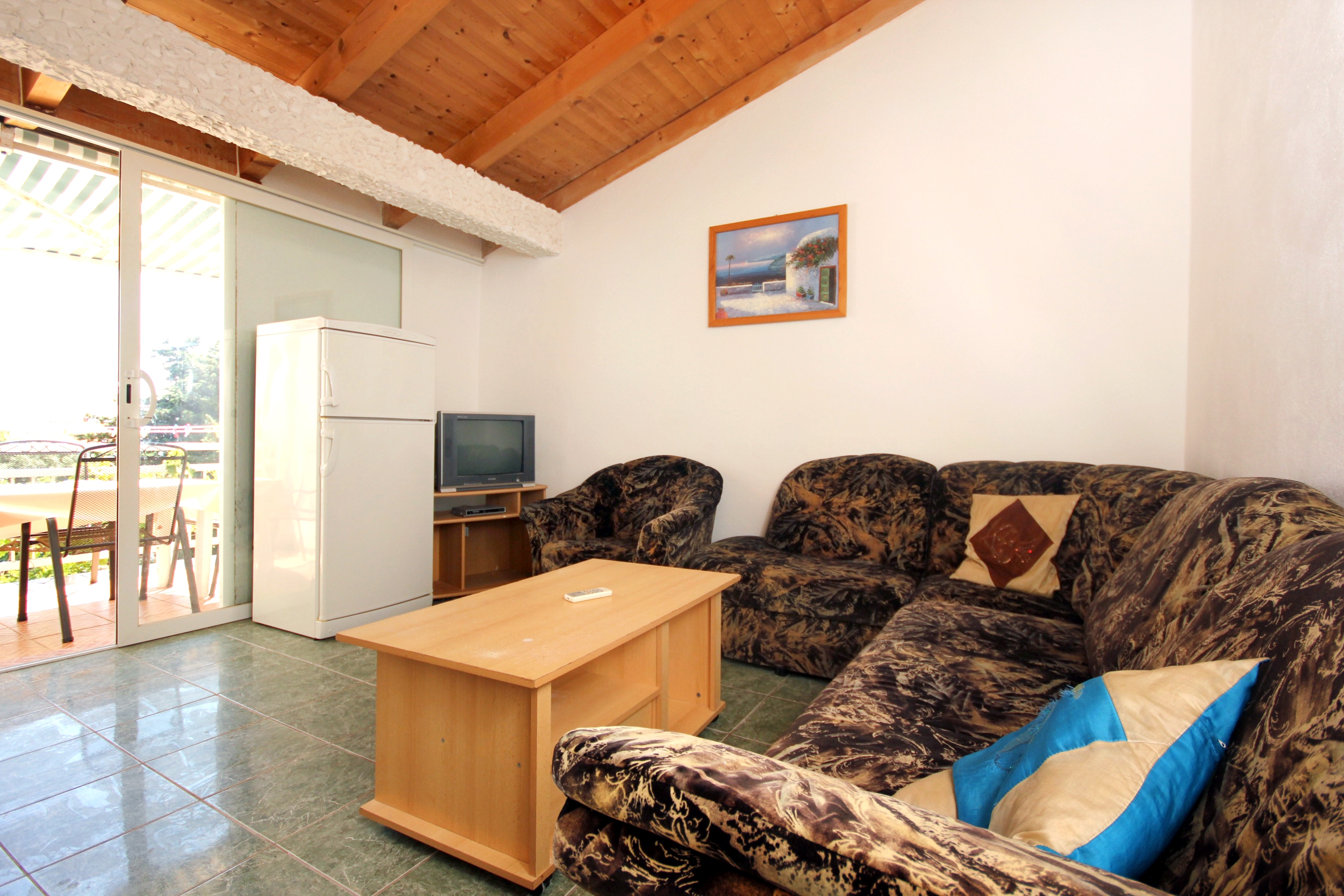 Two bedroom apartment with terrace and sea view Orebić, Pelješac (A-10166-a)