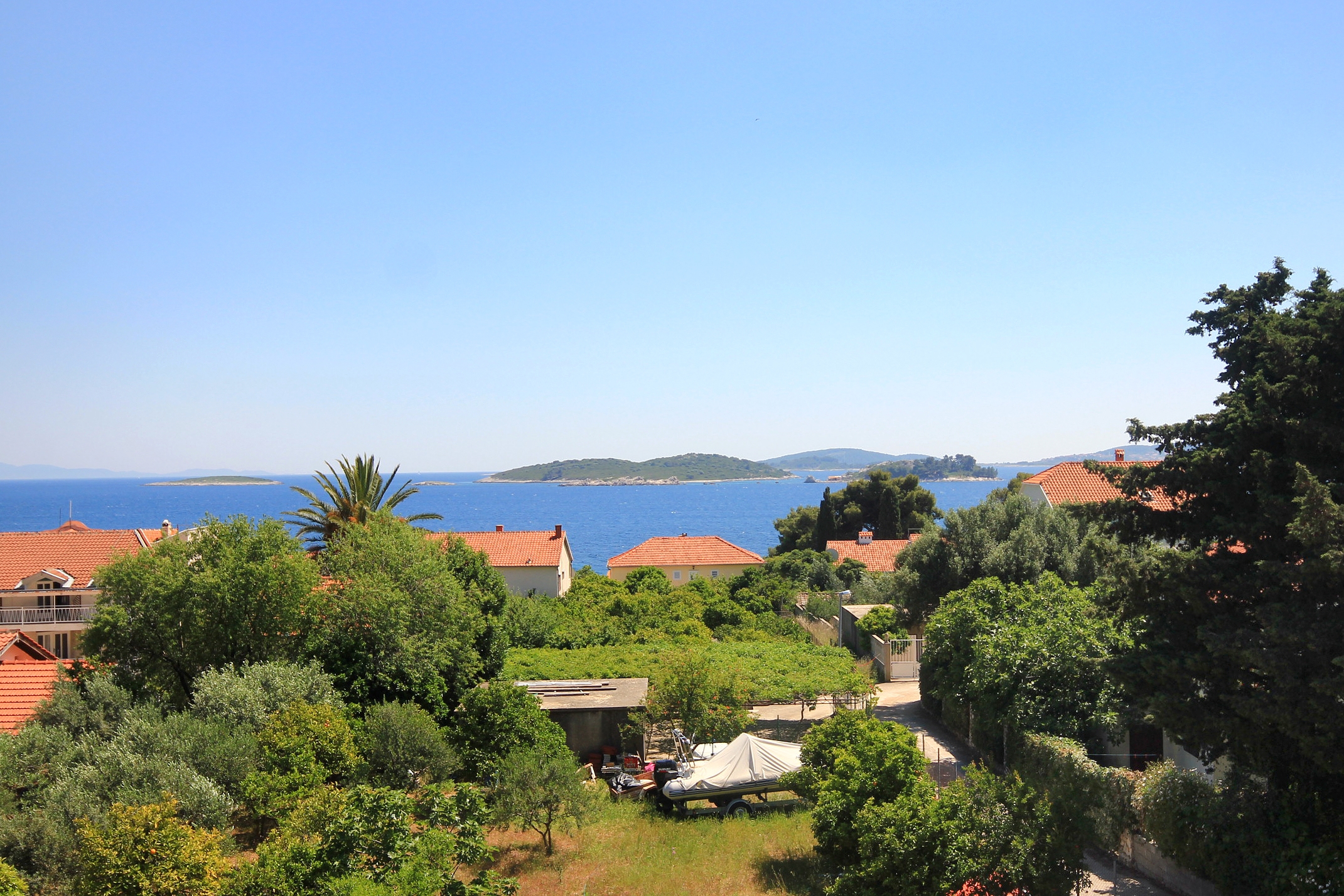 Two bedroom apartment with terrace and sea view Orebić, Pelješac  A-a