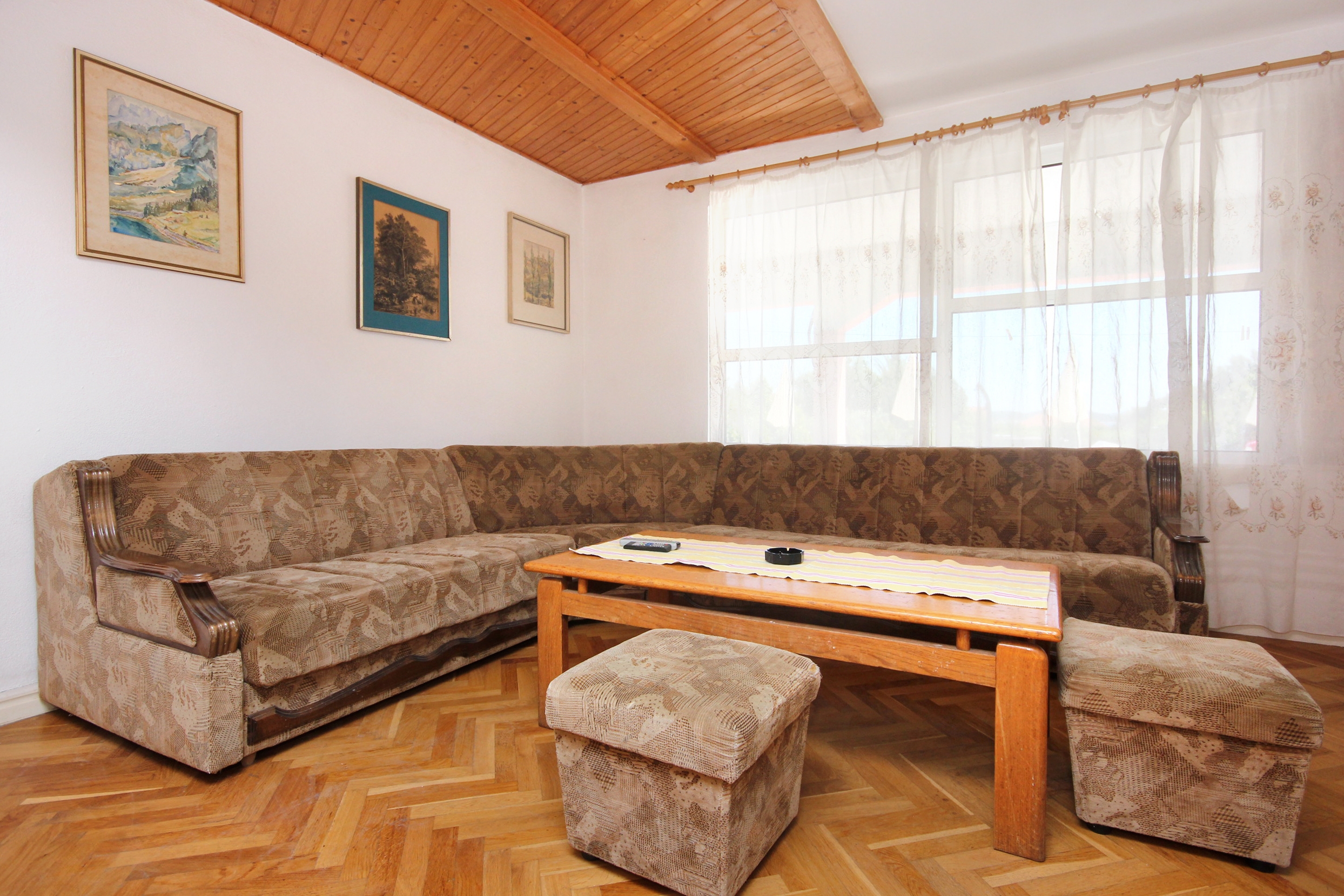 Three bedroom apartment with terrace Orebić, Pelješac (A-10166-b)