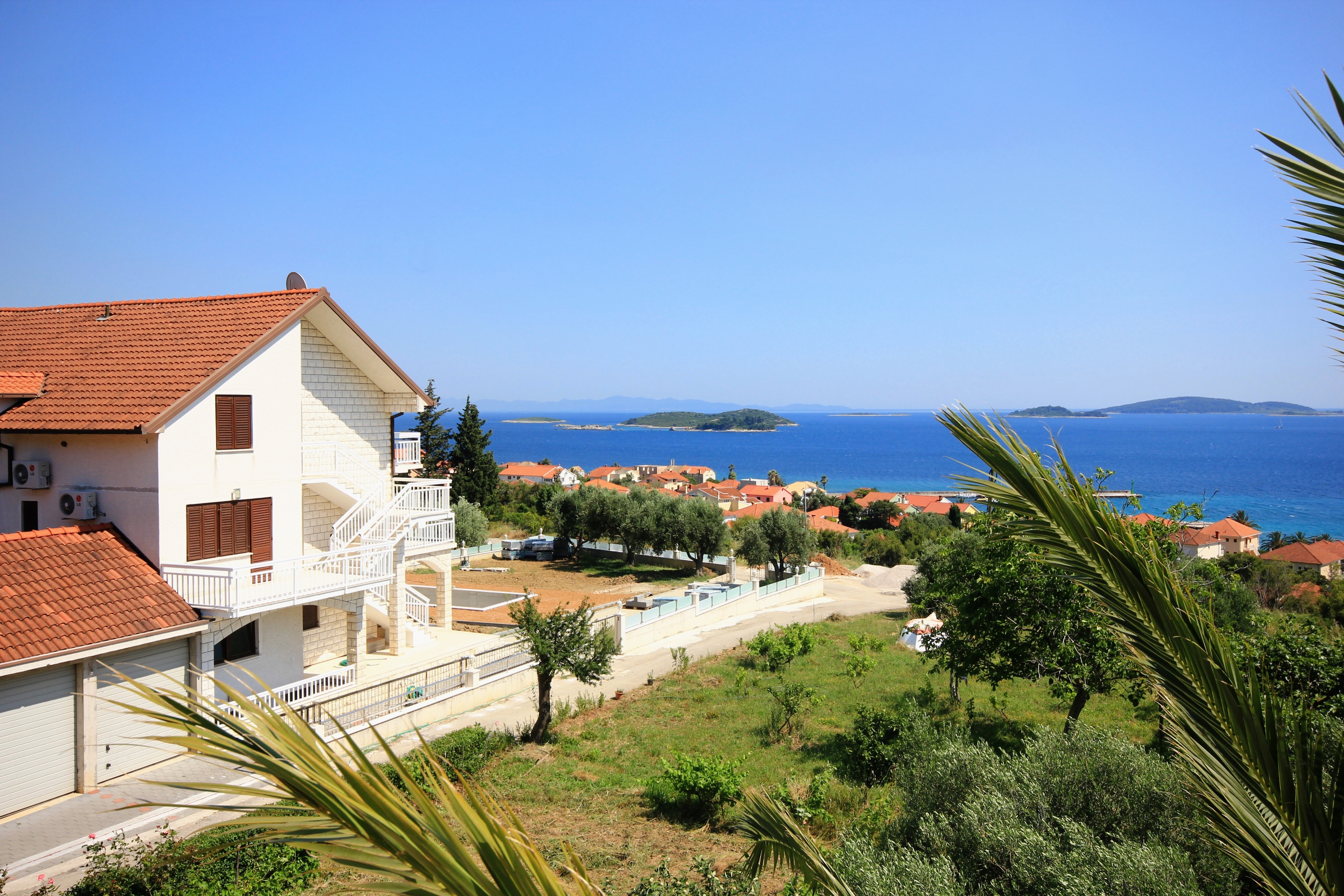 One bedroom apartment with terrace and sea view Orebić, Pelješac  A-b