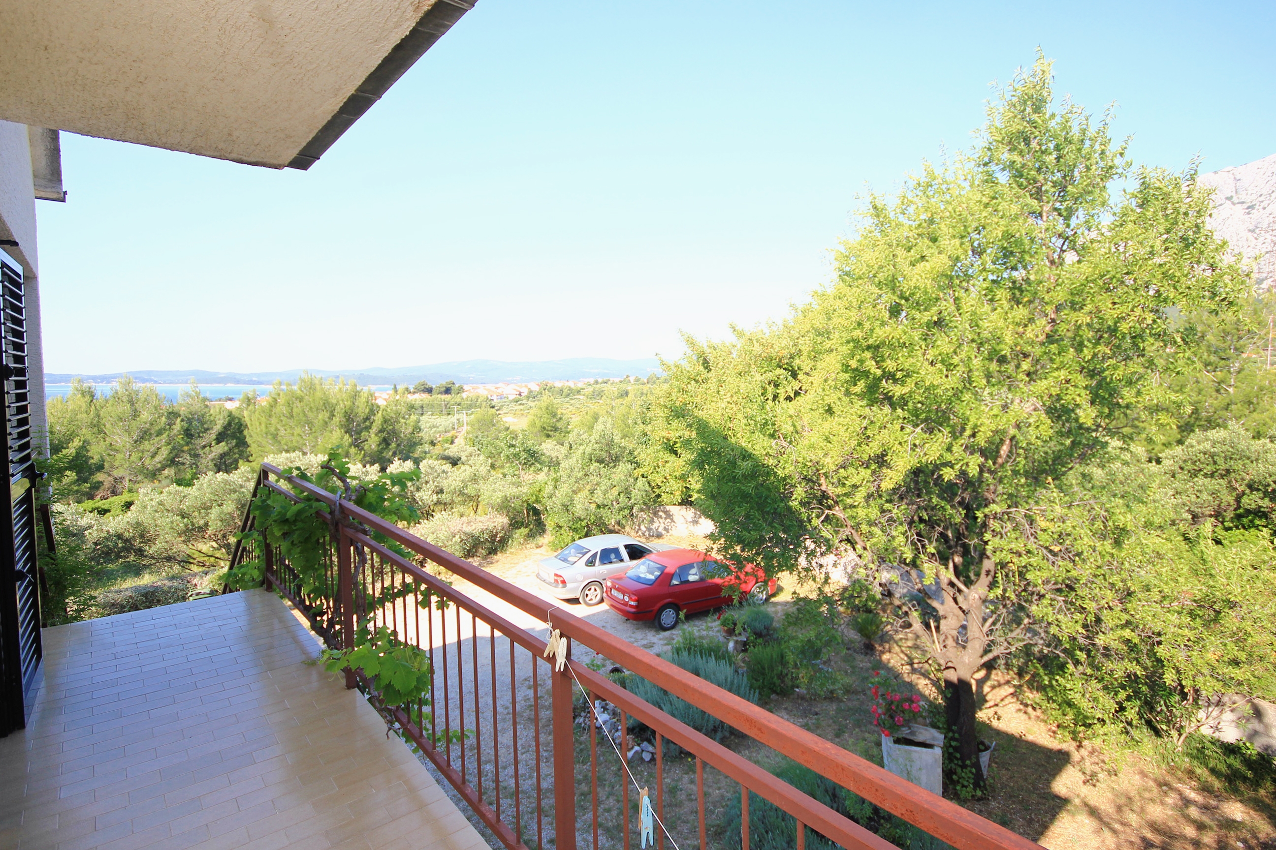 One bedroom apartment with terrace and sea view Orebić, Pelješac  A-a