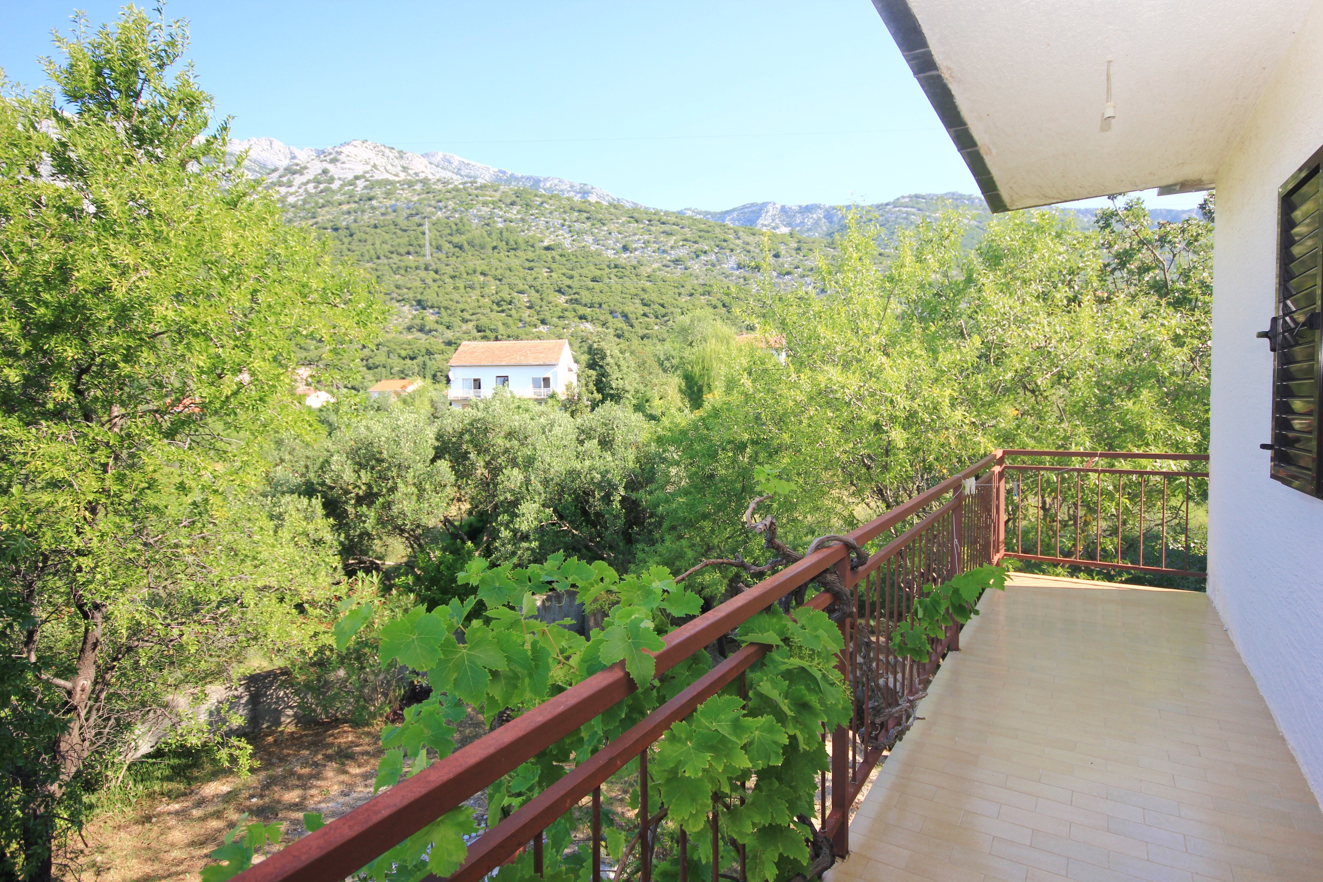 One bedroom apartment with terrace and sea view Orebić, Pelješac  A-a