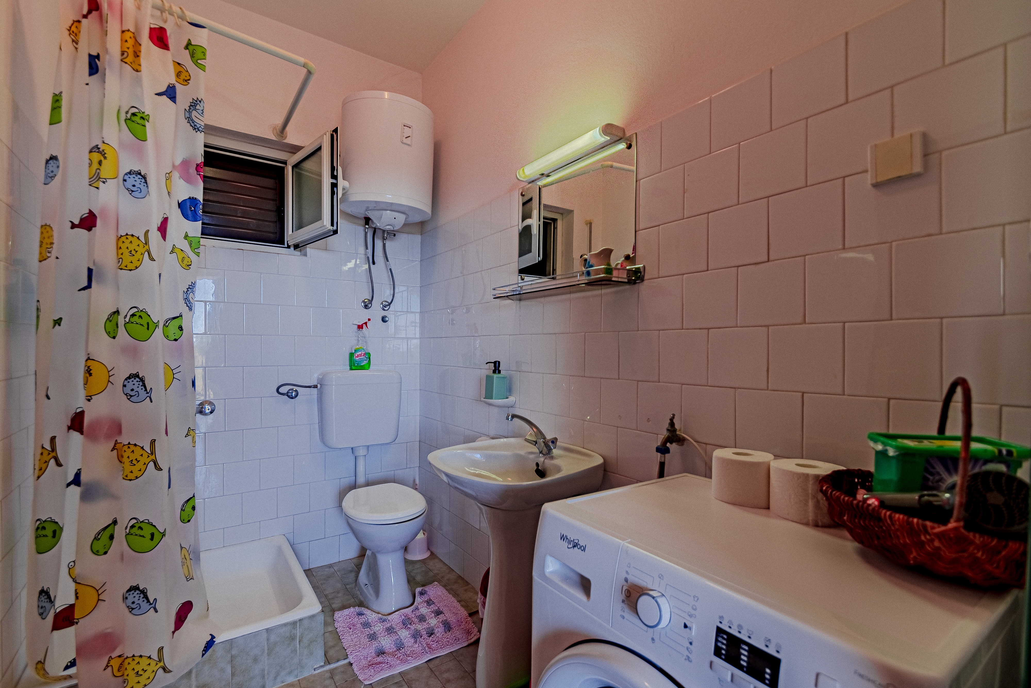 One bedroom apartment with terrace and sea view Orebić, Pelješac  A-a