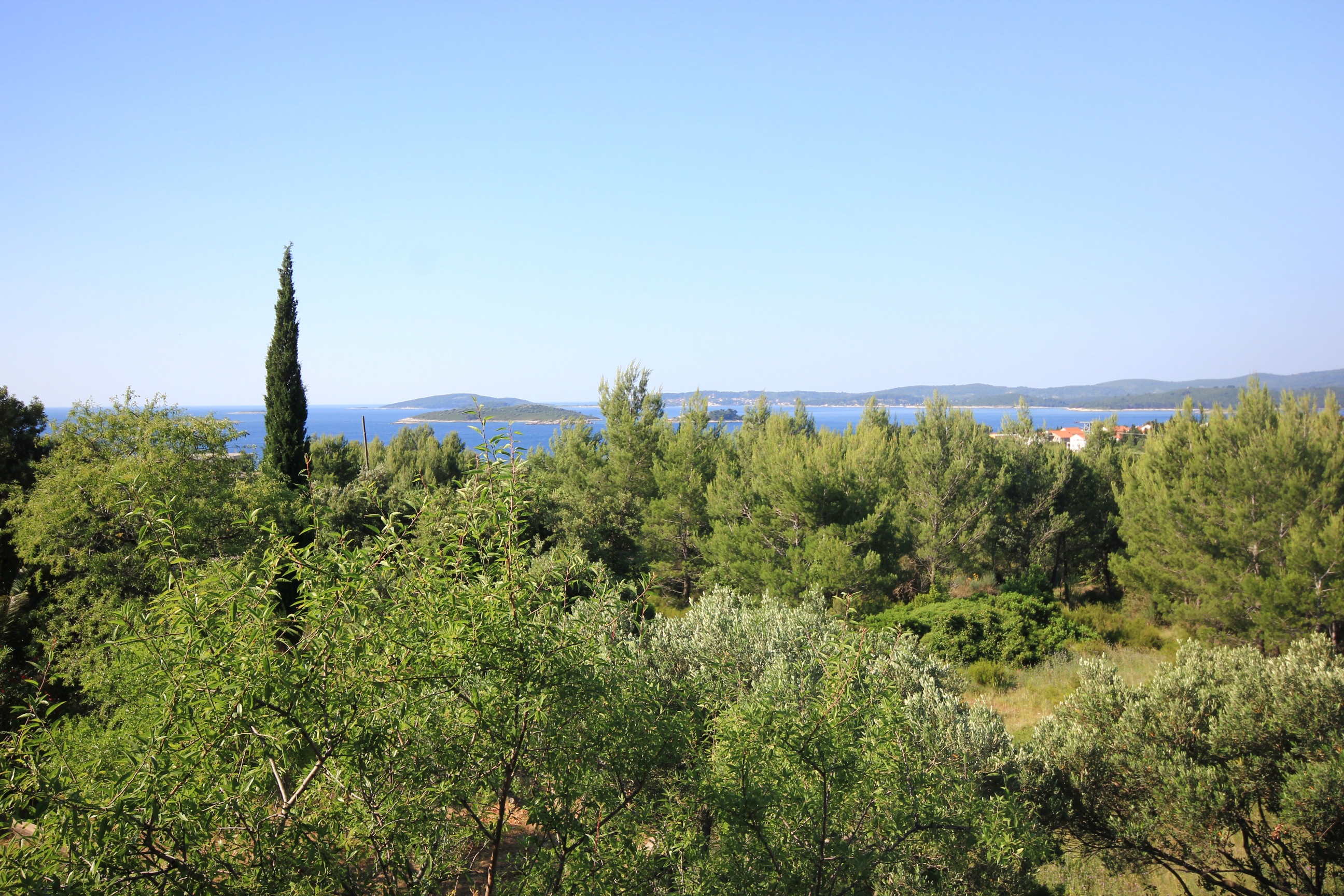 One bedroom apartment with terrace and sea view Orebić, Pelješac  A-a
