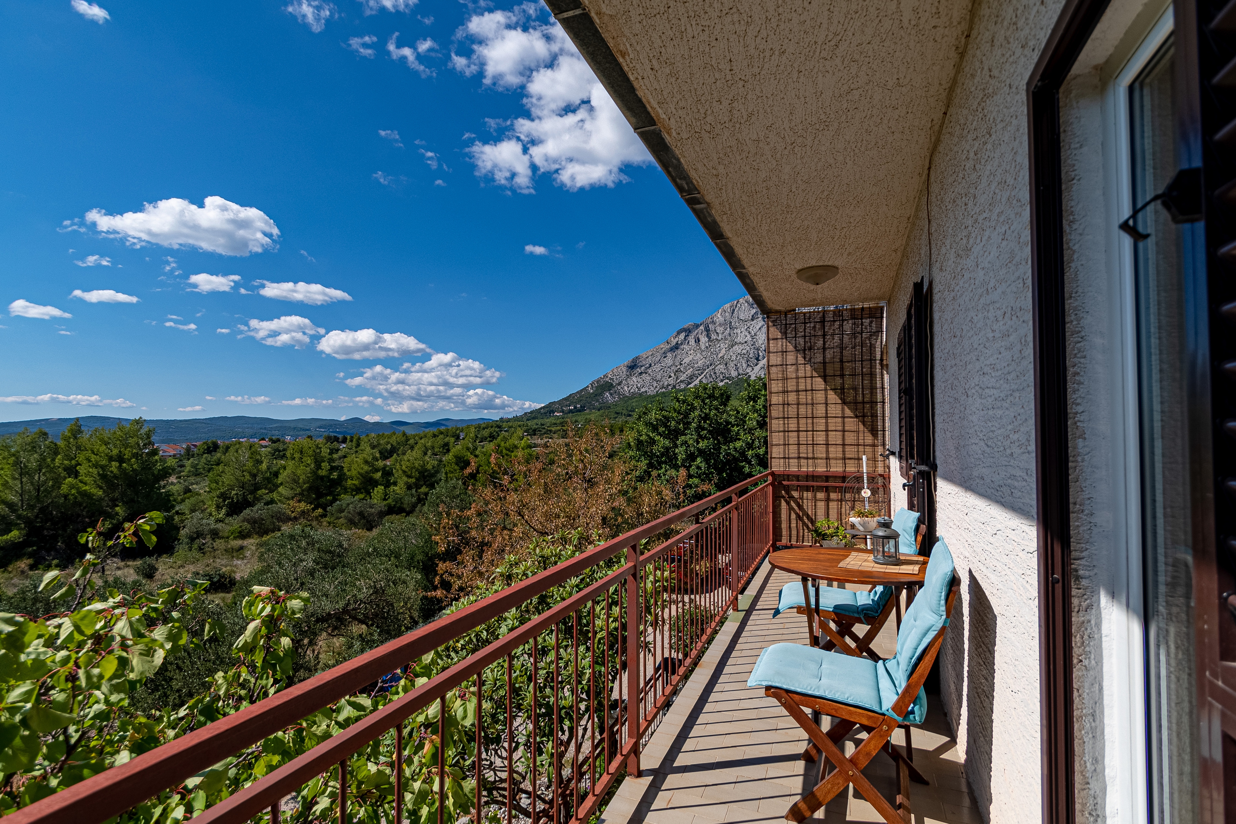 Enosobni apartma S teraso in pogledom na morje Orebič, Pelješac  A-a