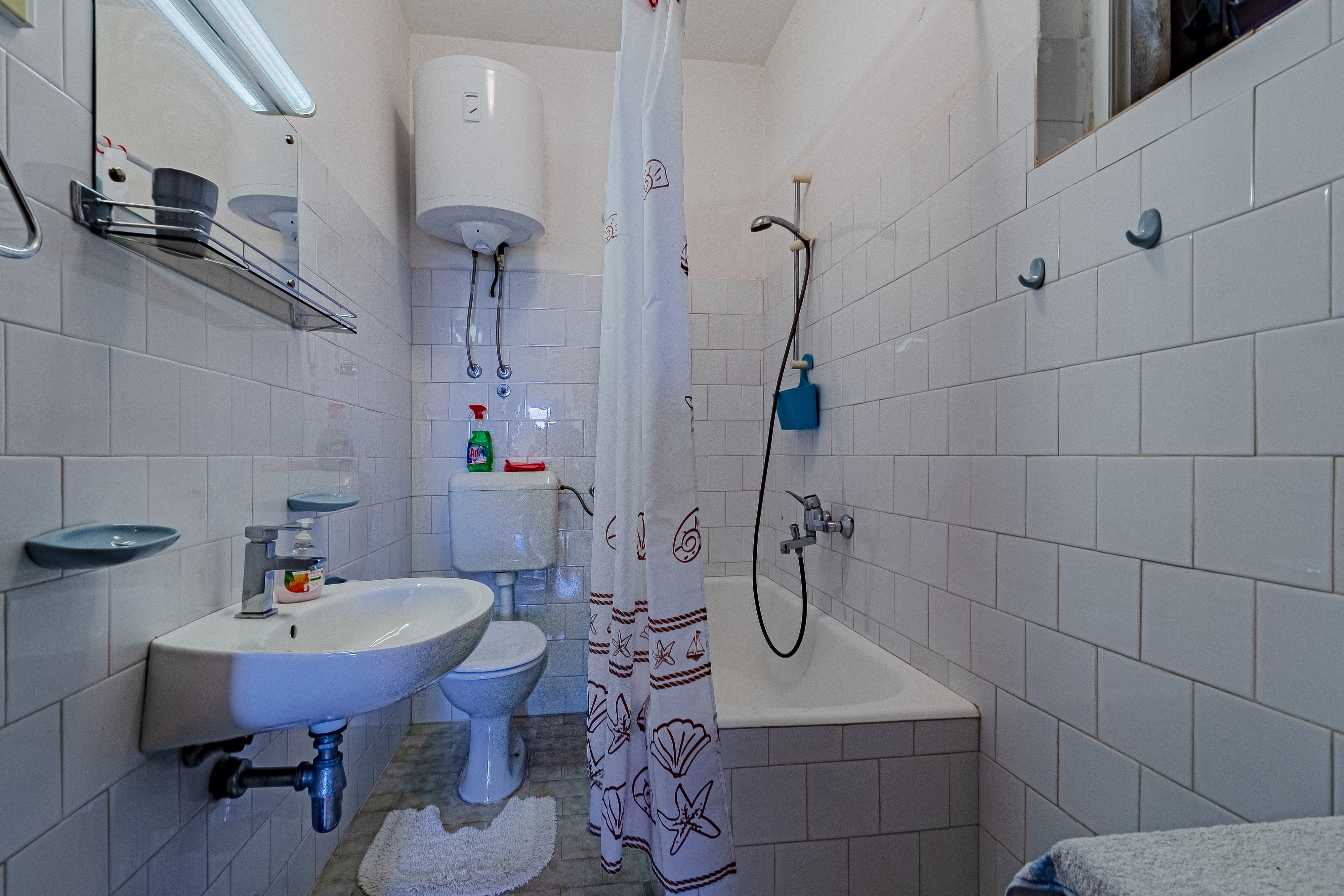 One bedroom apartment with balcony and sea view Orebić, Pelješac  A-b