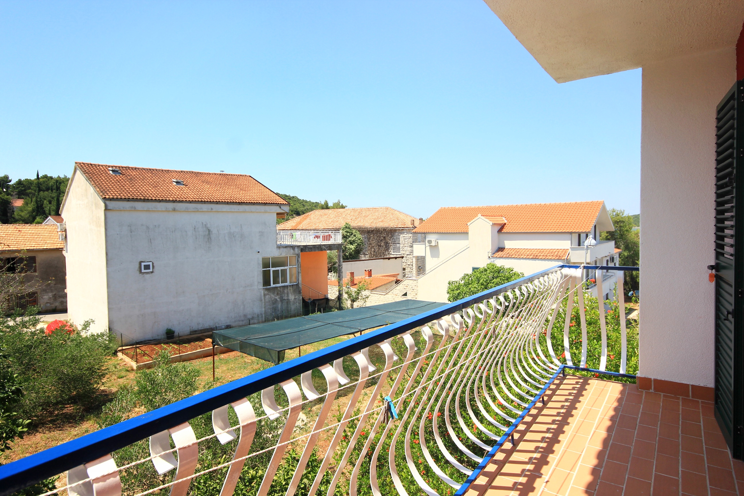 Two bedroom apartment with balcony and sea view Lovište, Pelješac  A-a