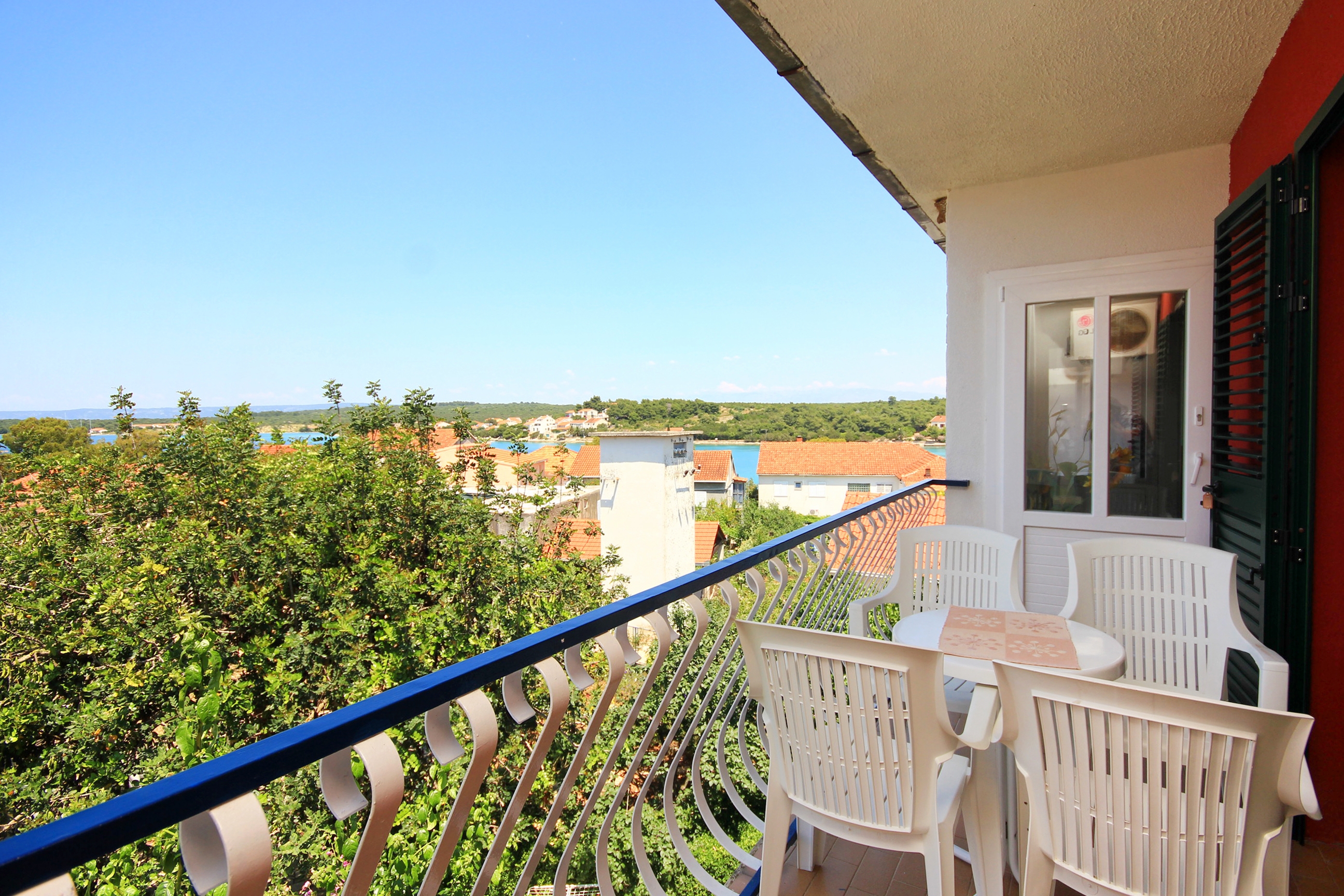 Two bedroom apartment with balcony and sea view Lovište, Pelješac  A-a