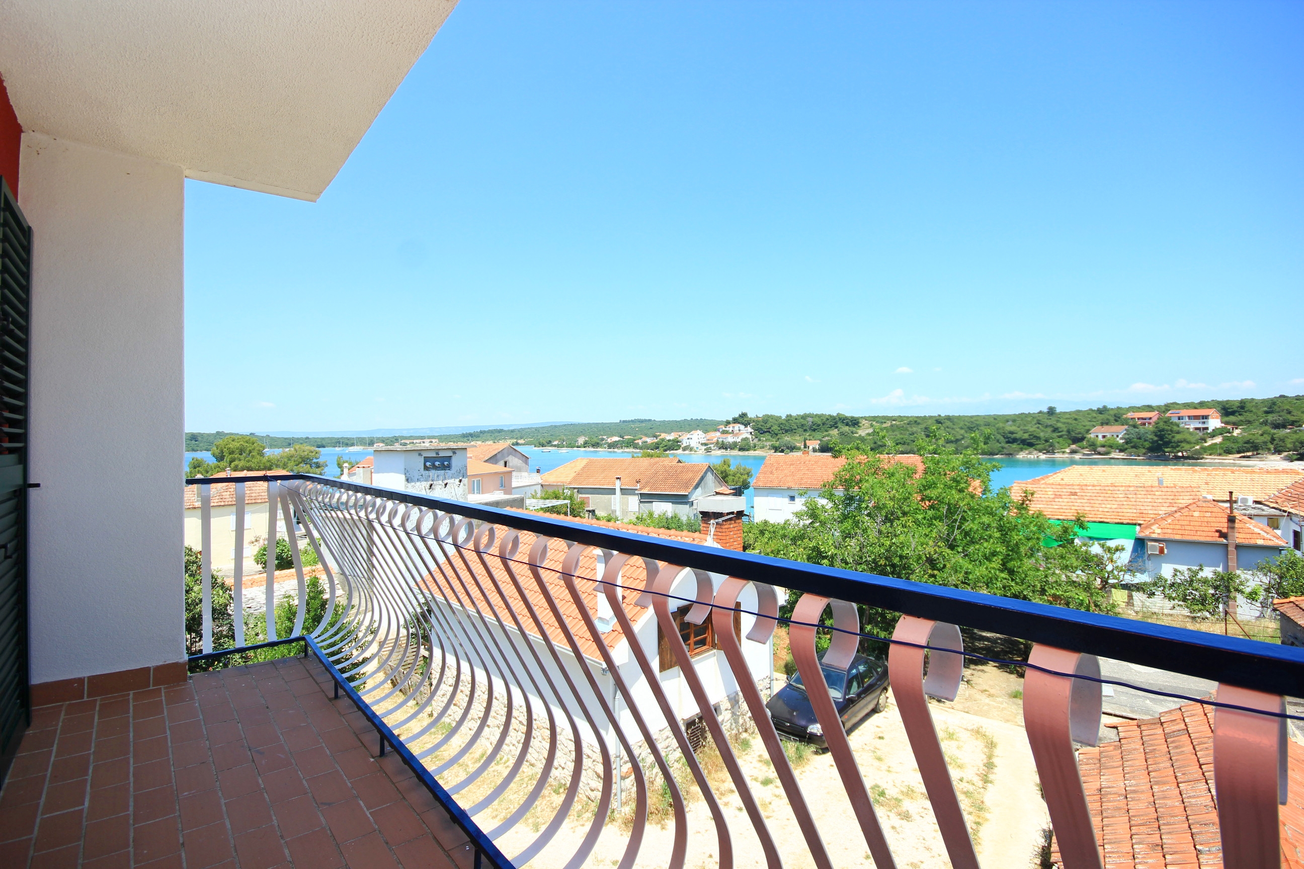 Two bedroom apartment with balcony and sea view Lovište, Pelješac (A-10182-b)