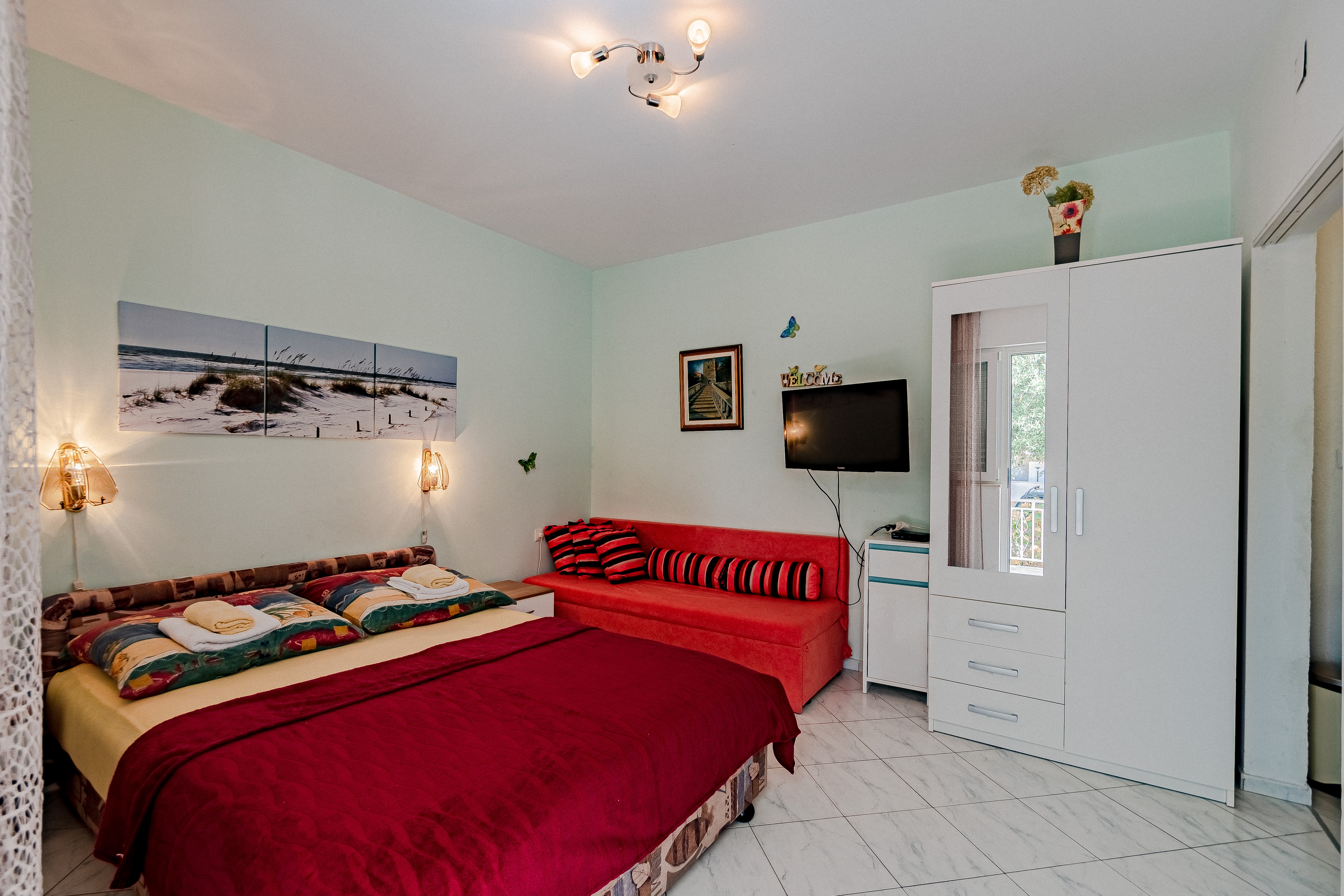 Studio flat with terrace Orebić, Pelješac  AS-a